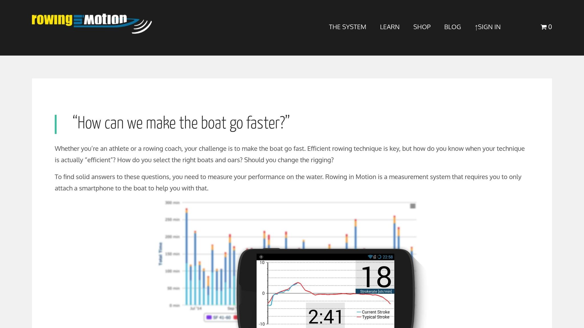 Rowing in Motion