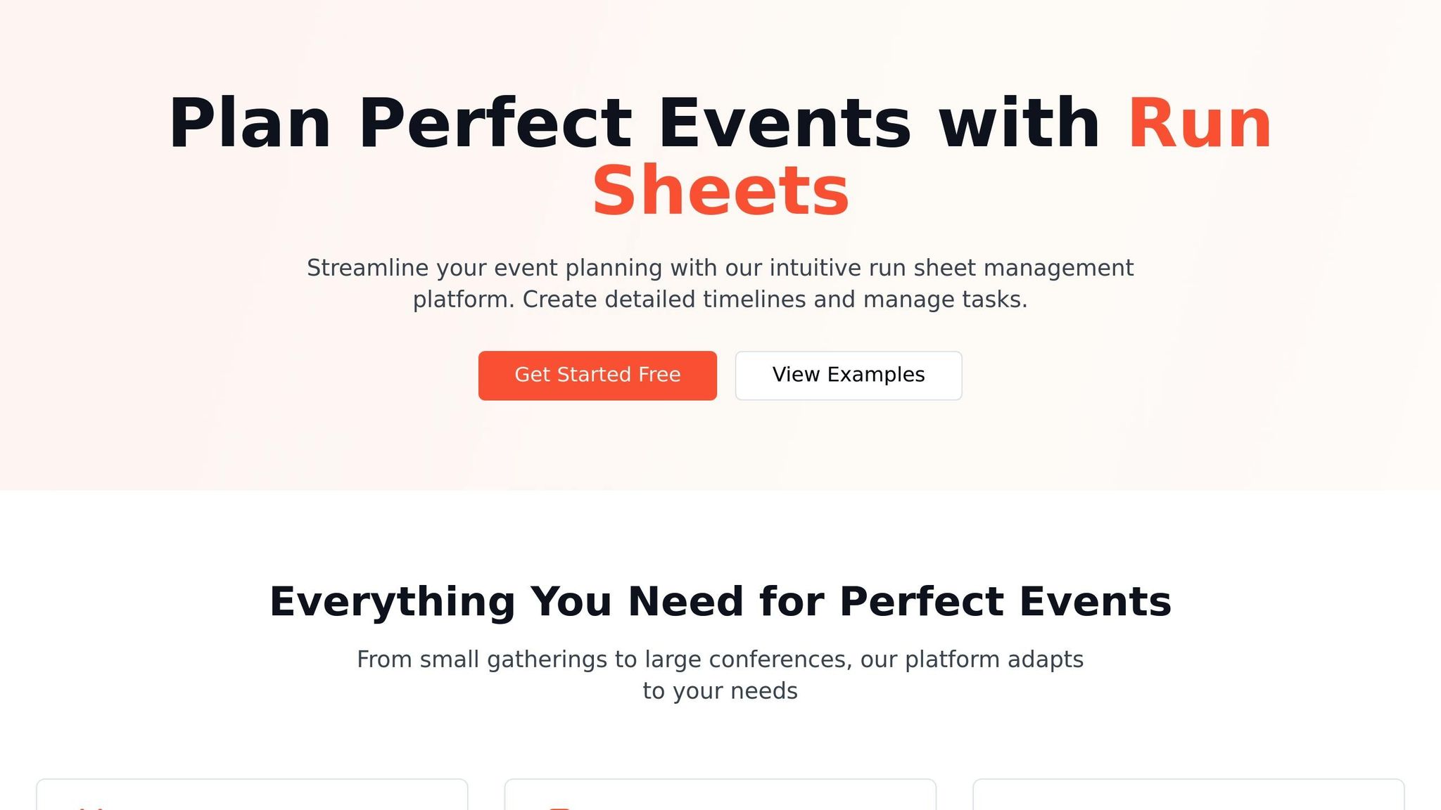 Run-Sheets.com