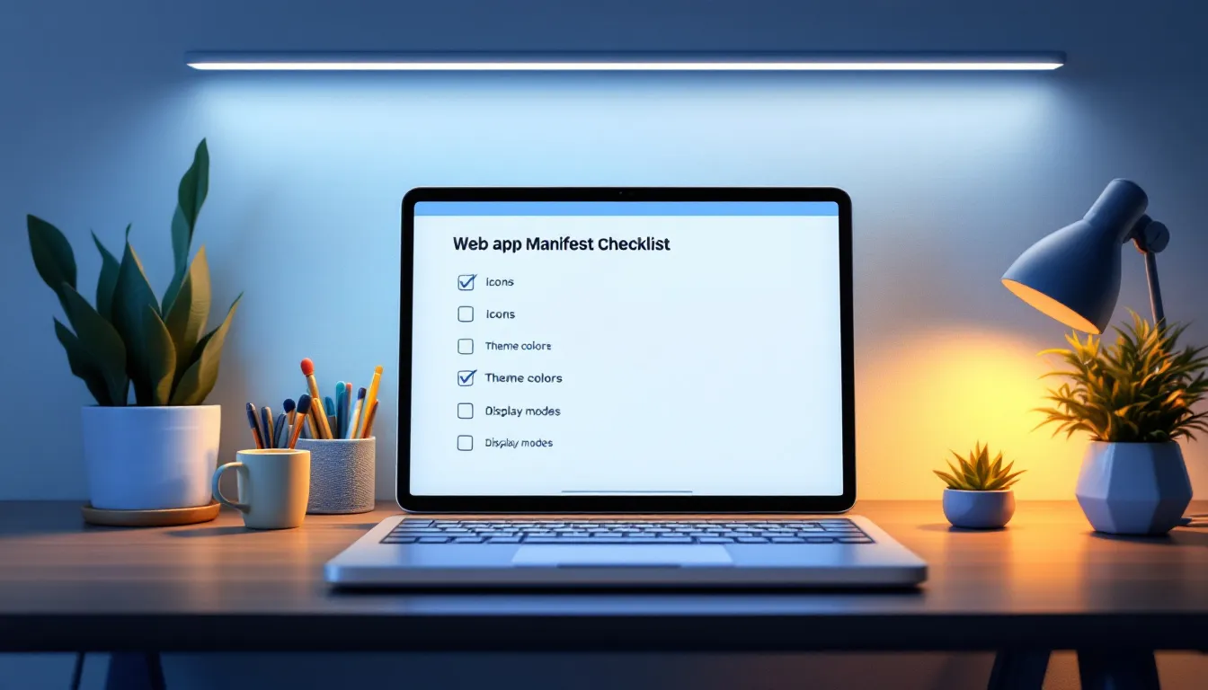 Web App Manifest Setup Checklist
