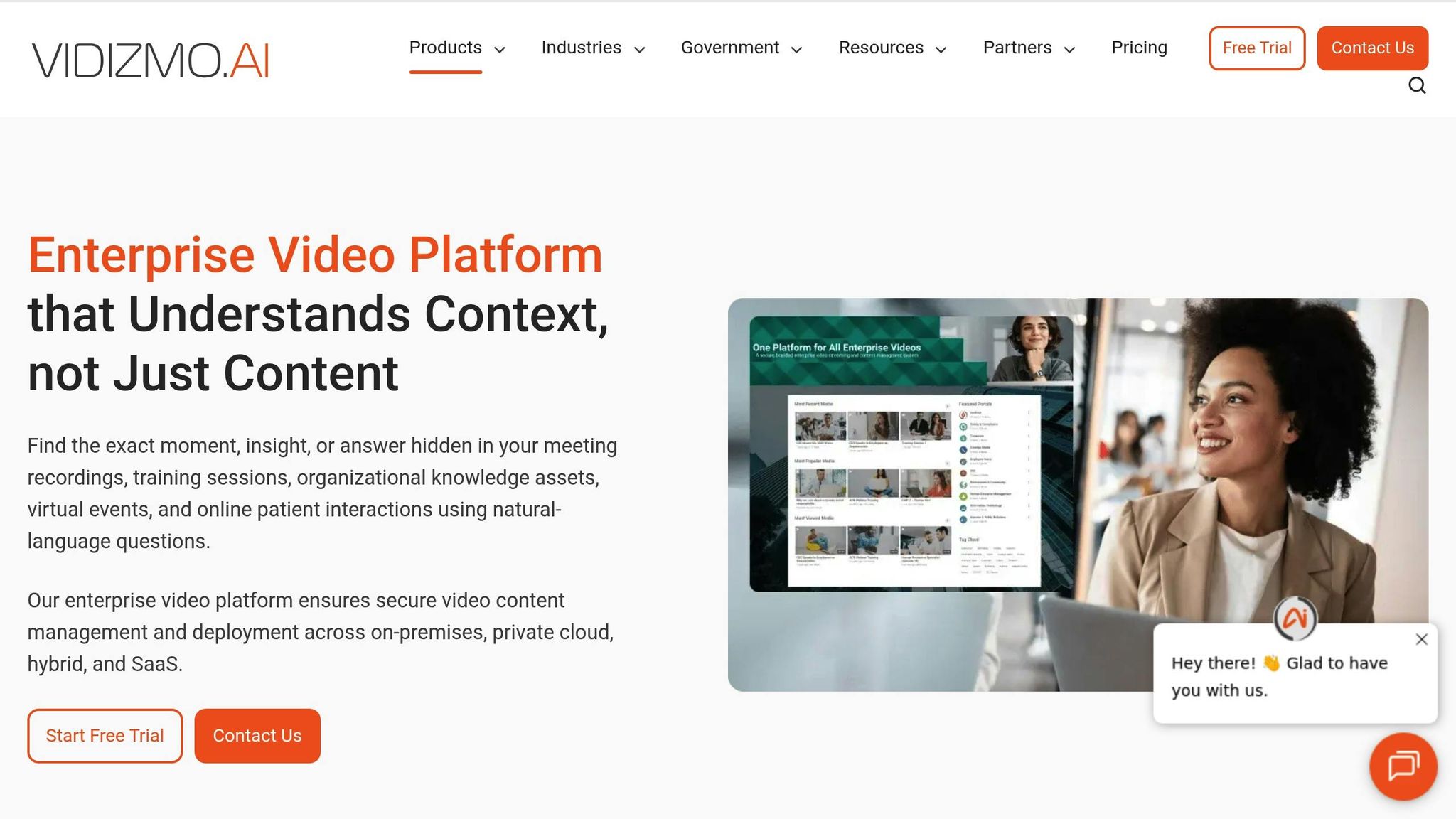 VIDIZMO EnterpriseTube