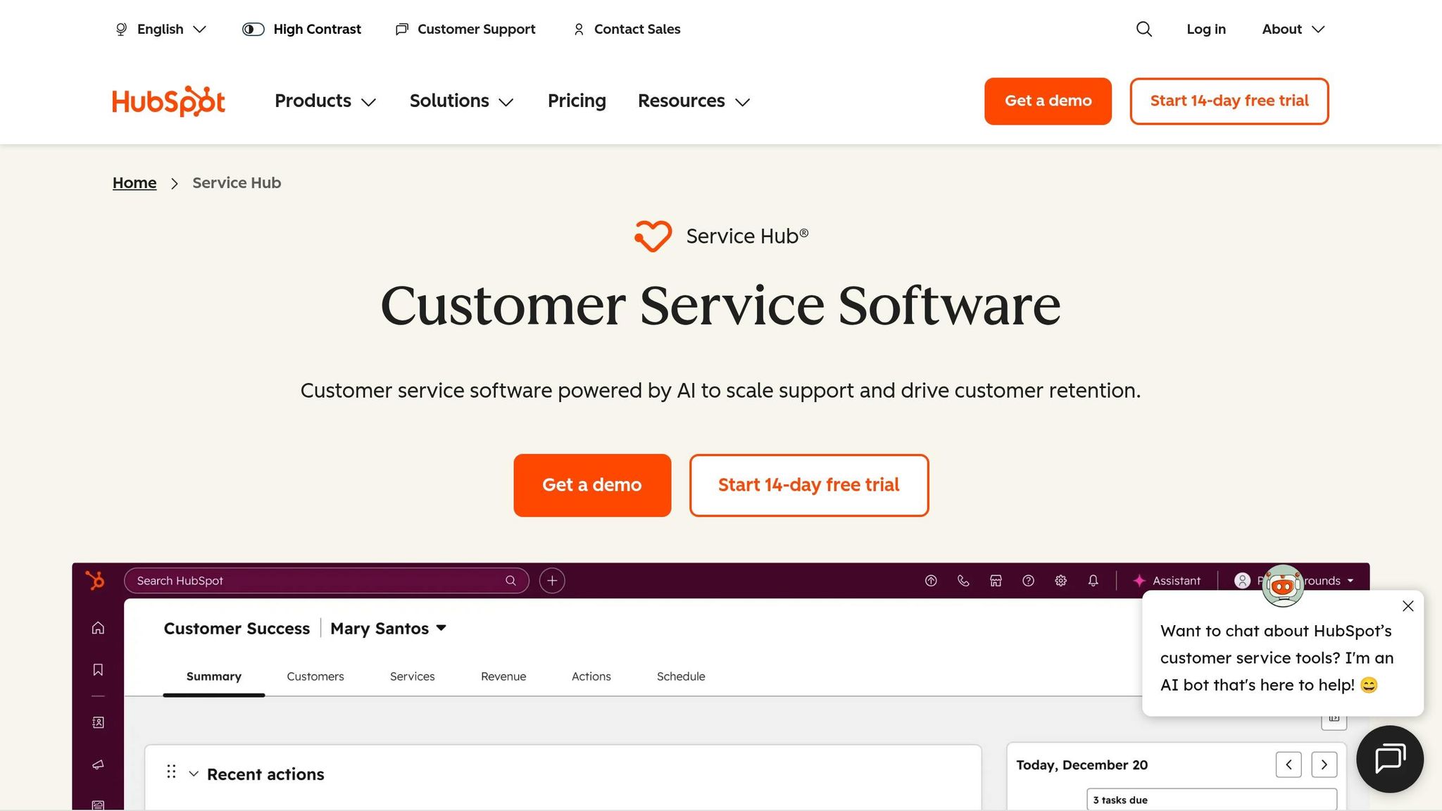 HubSpot Service Hub