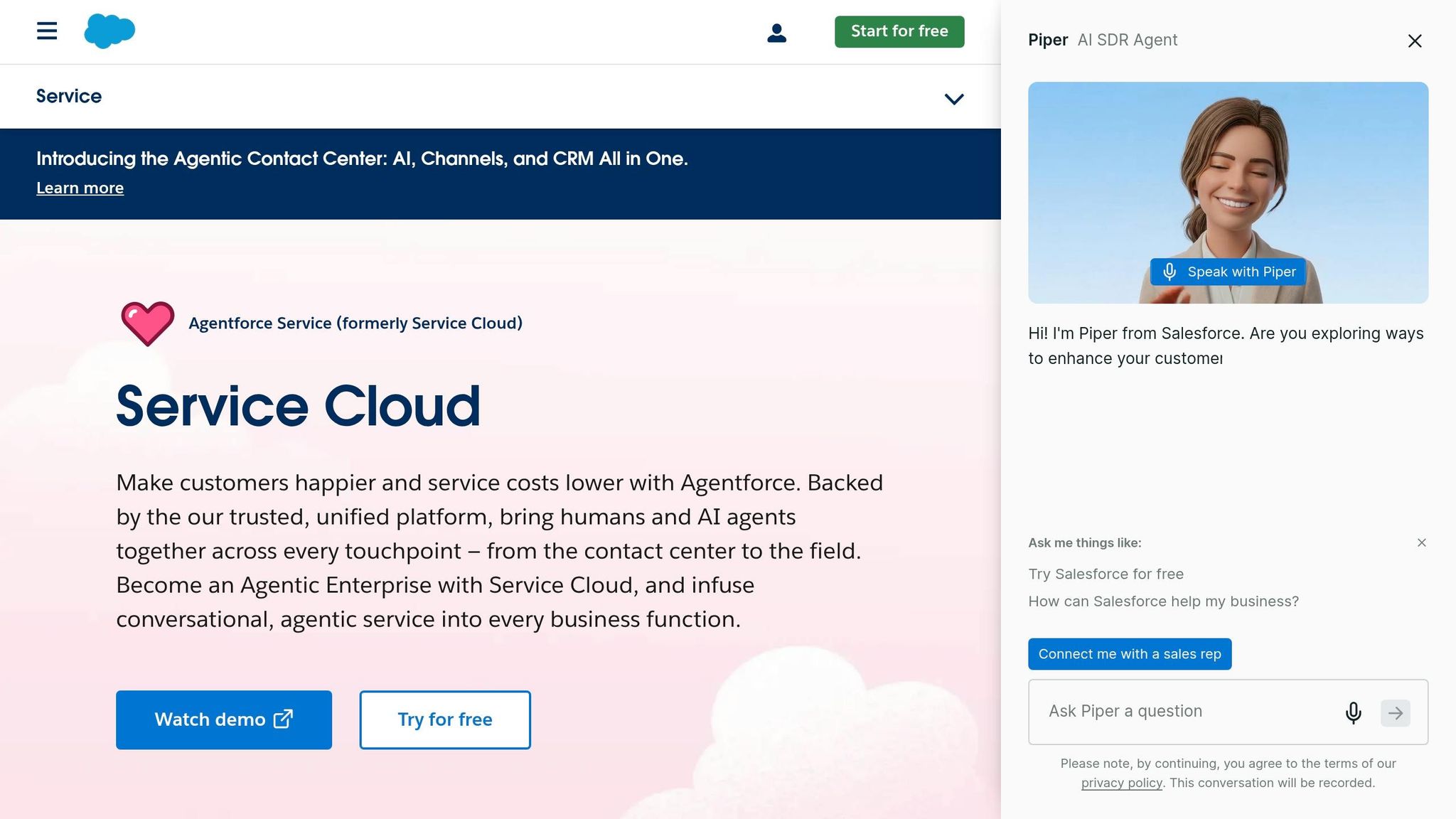 Salesforce Service Cloud