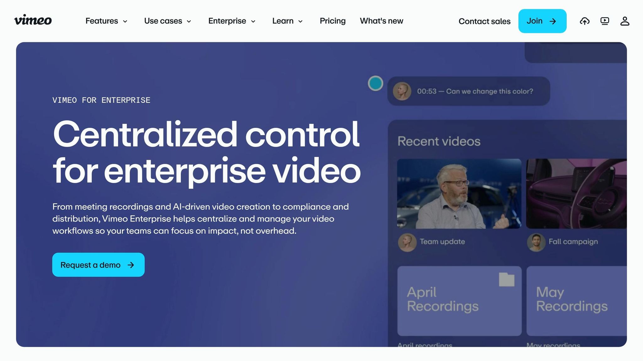 Vimeo Enterprise