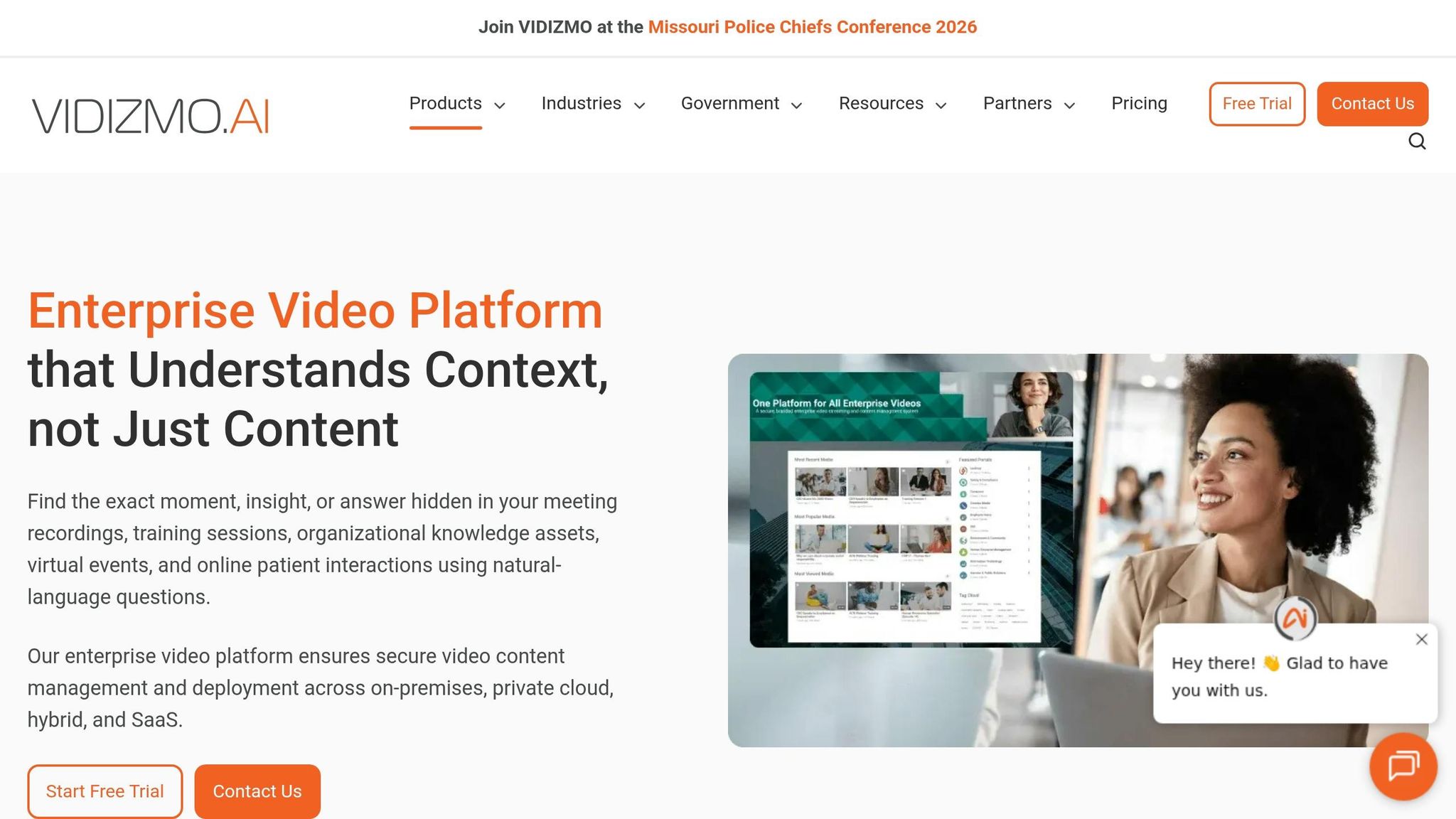 VIDIZMO EnterpriseTube