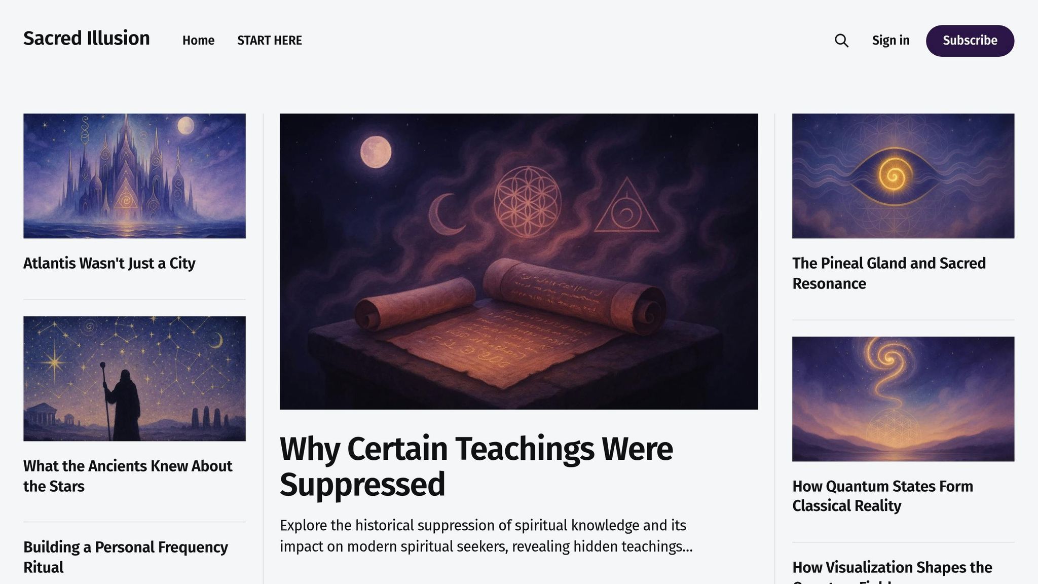 Sacred Illusion