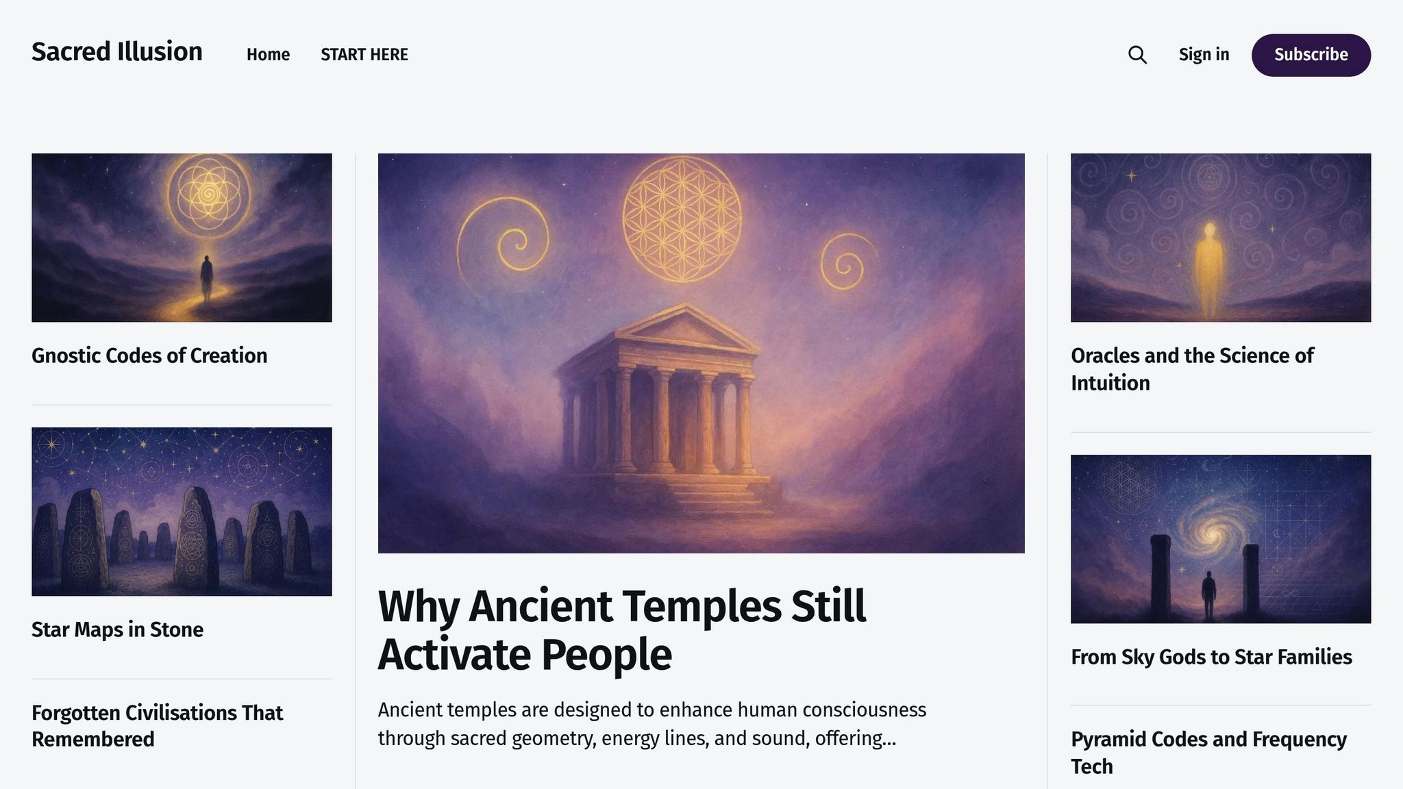 Sacred Illusion