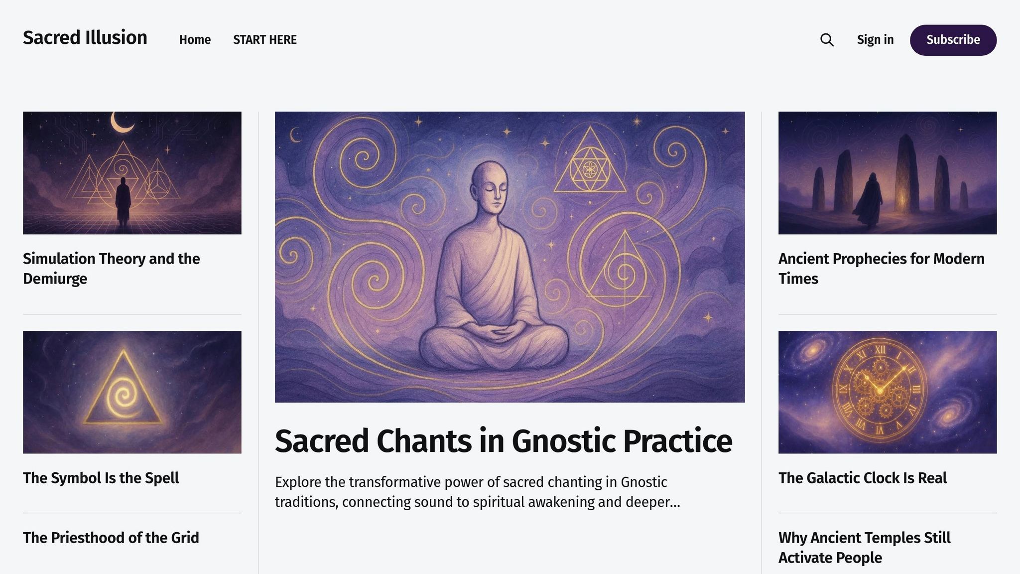 Sacred Illusion