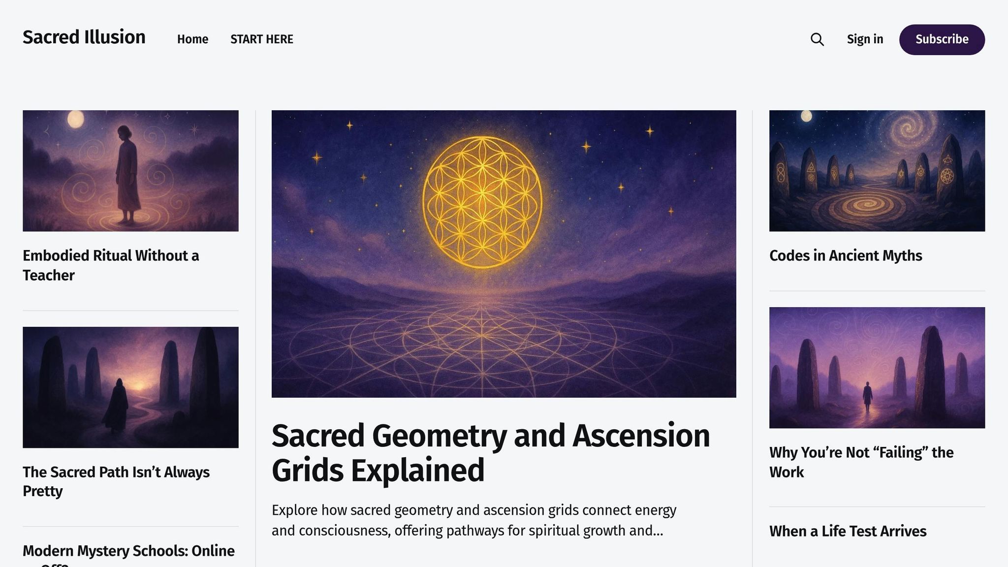 Sacred Illusion