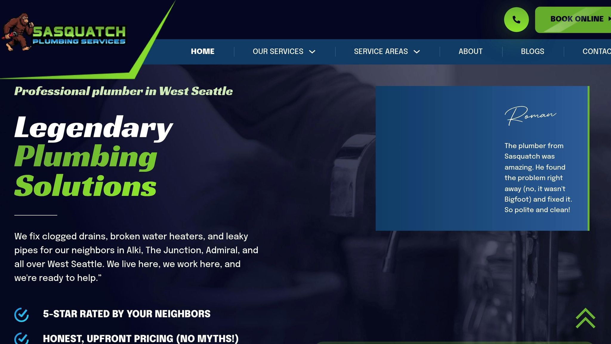 Sasquatch Plumbing Services Seattle