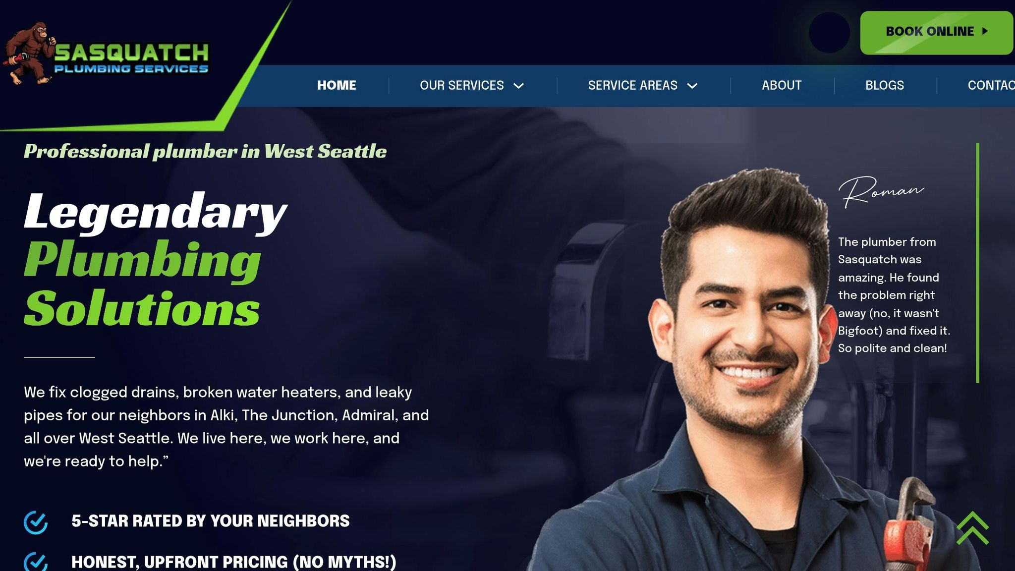 Sasquatch Plumbing Services Seattle