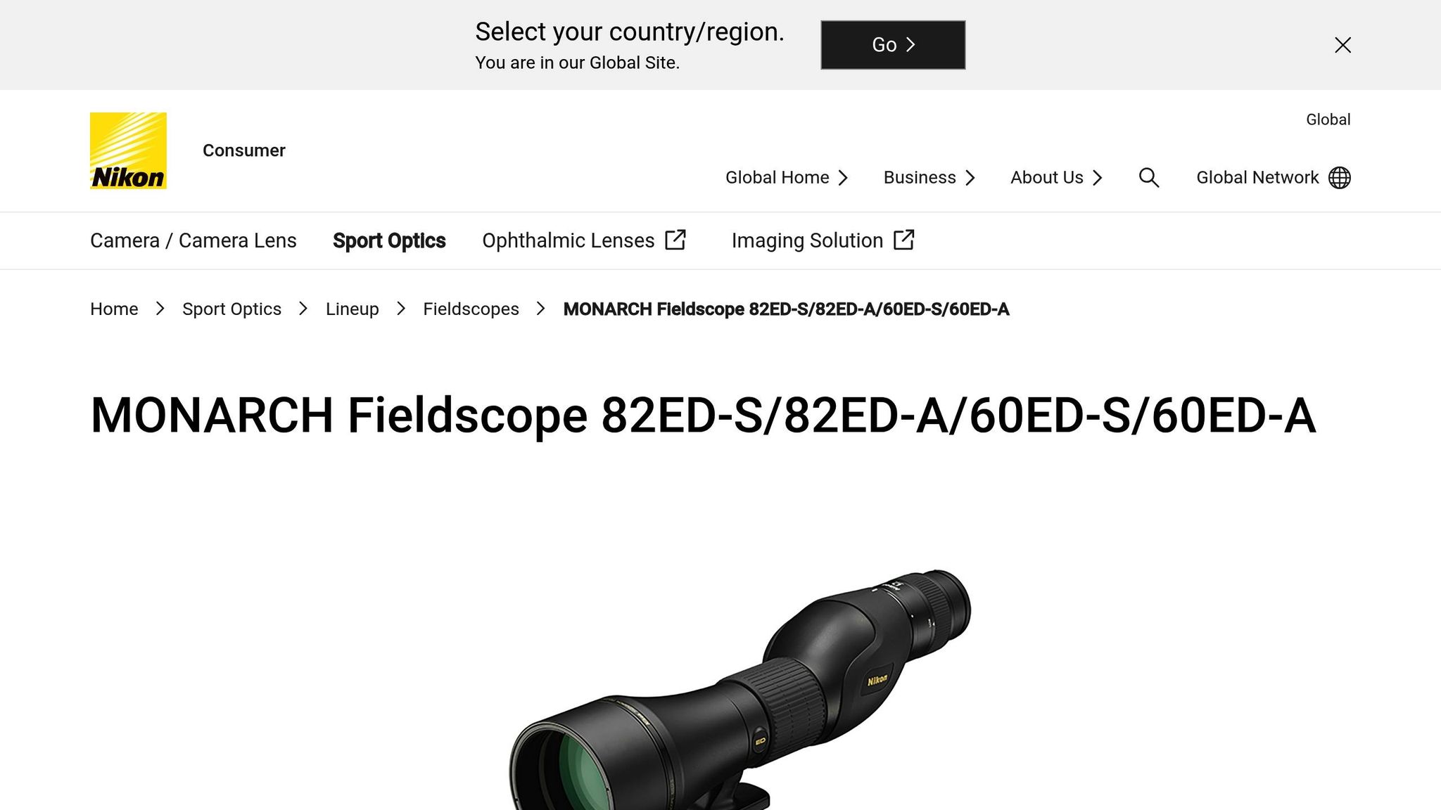 Nikon Monarch Fieldscope