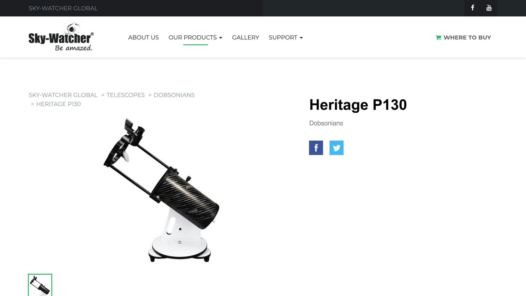 Sky-Watcher Heritage 130P