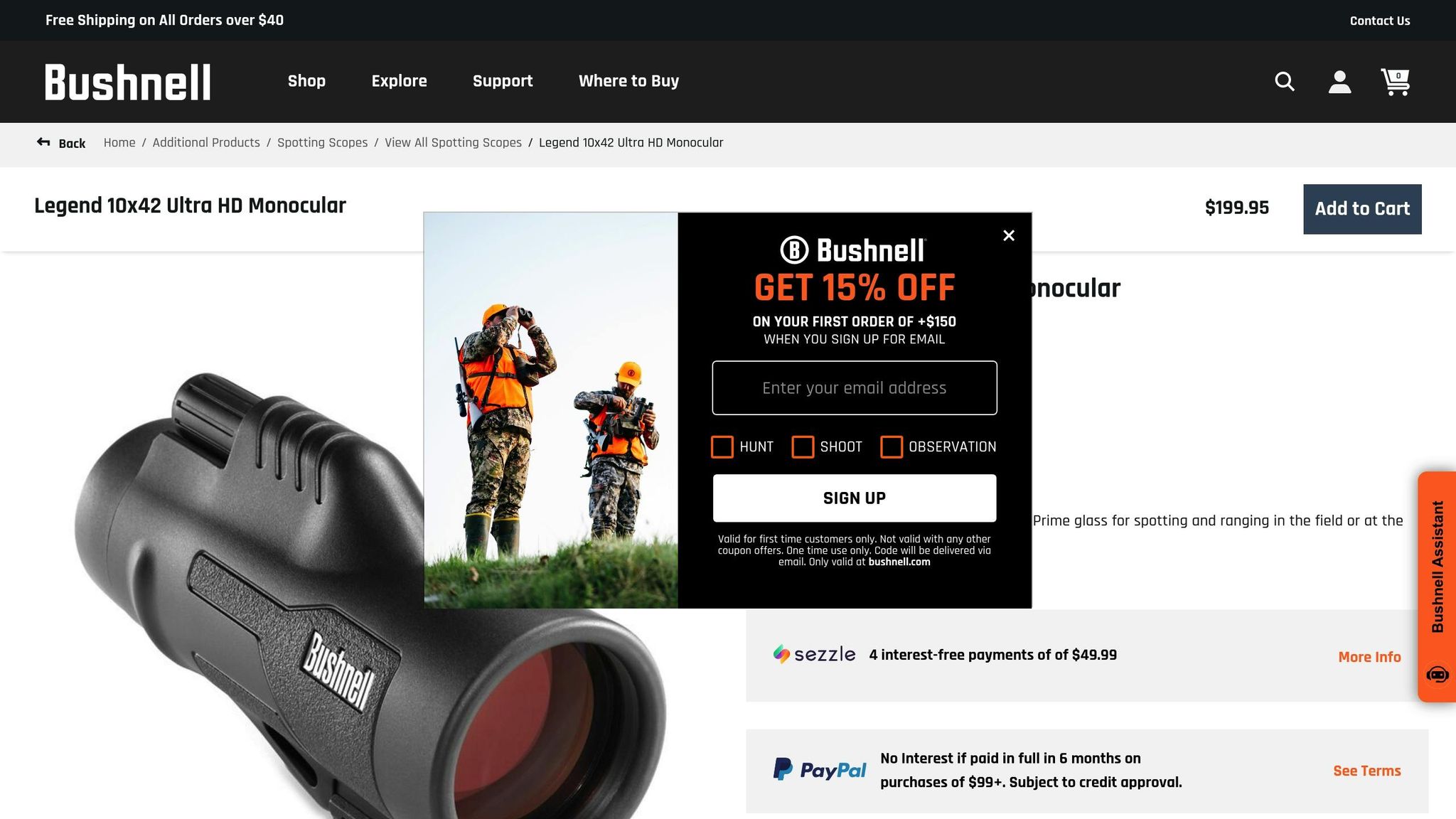 Bushnell Legend Ultra HD