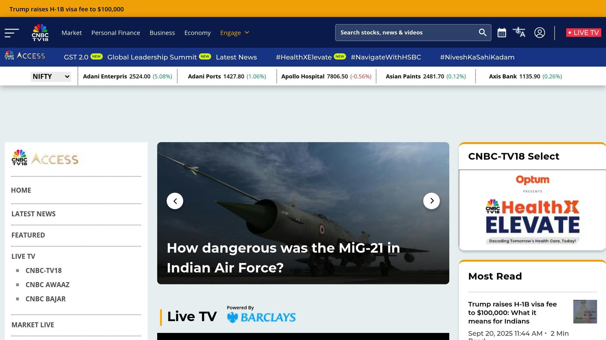 CNBC TV18