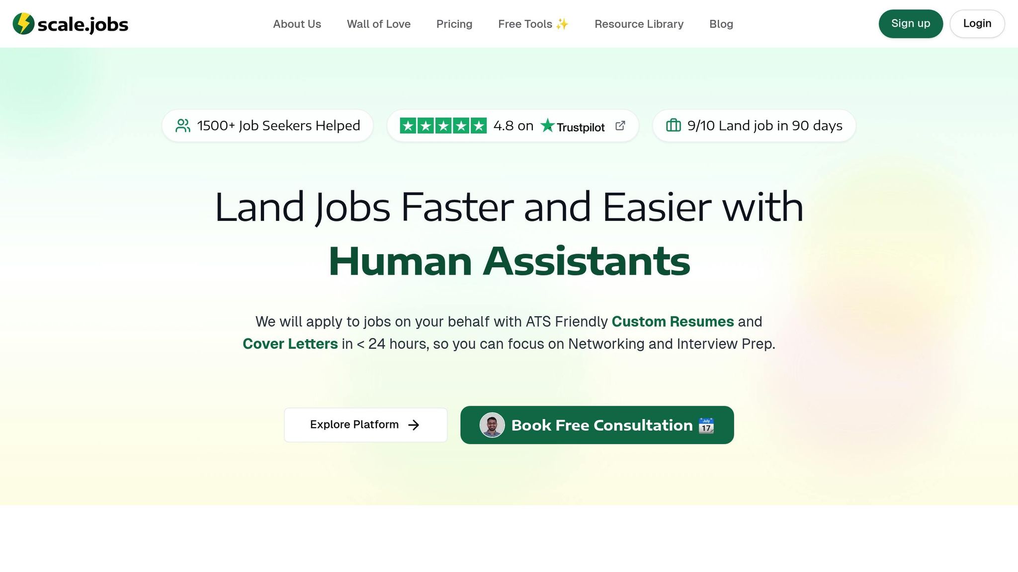 Real-Time Feedback in Job Search Algorithms