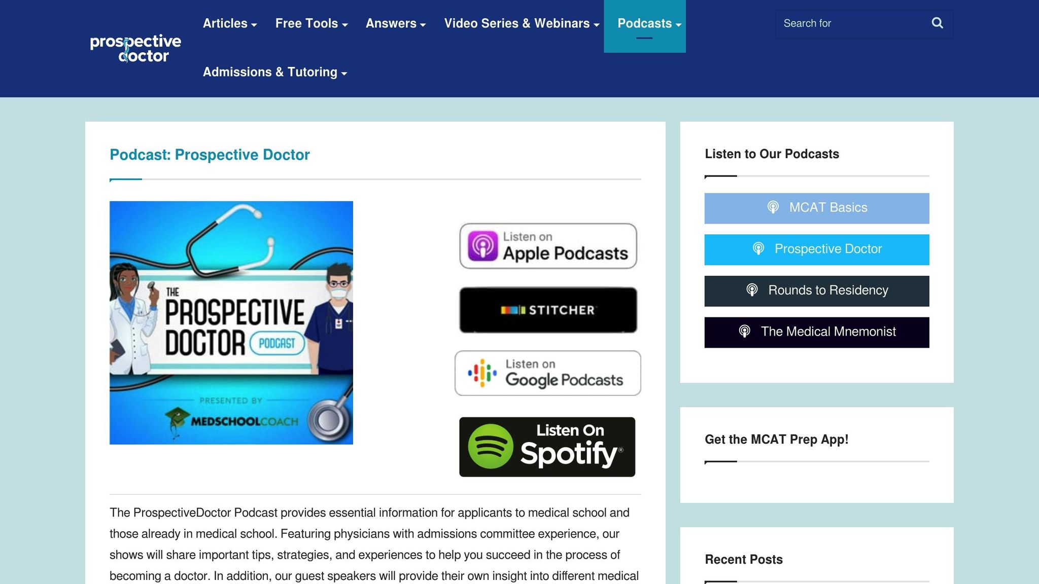 Prospective Doctor Podcast