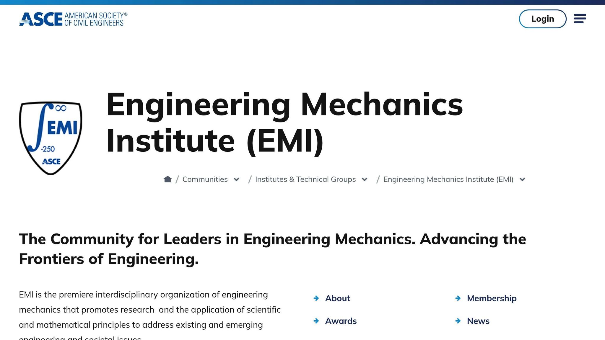 Engineering Mechanics Institute