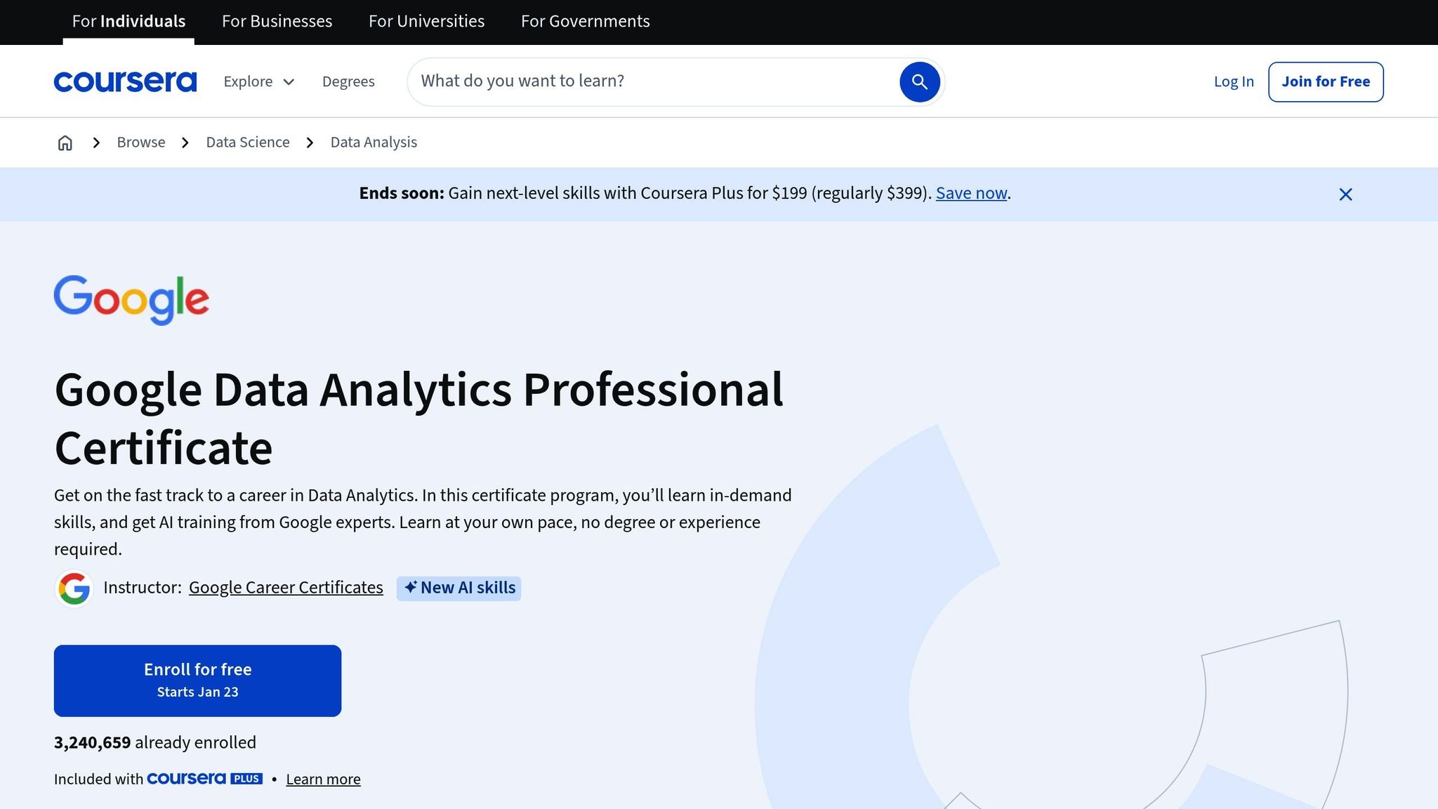 Google Analytics Professional Certificate