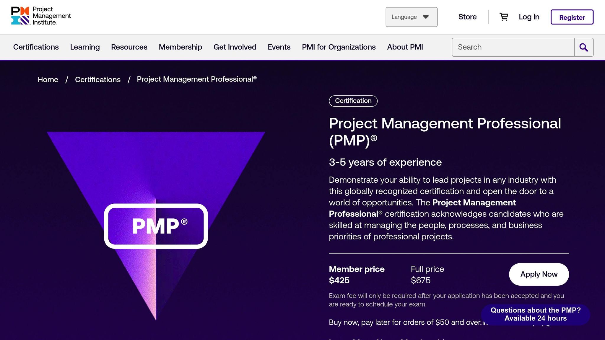 Project Management Professional