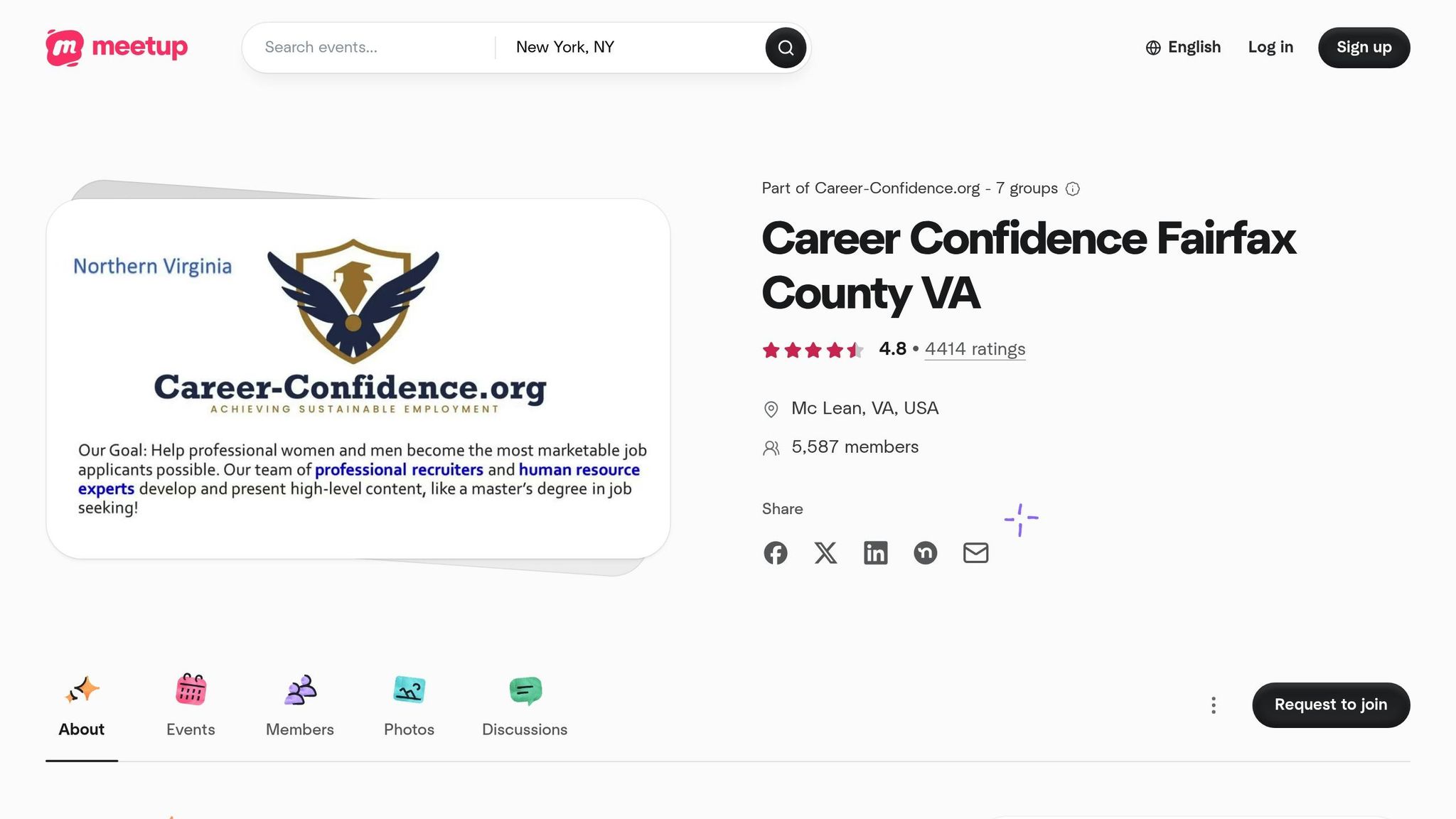 Career Confidence Fairfax County VA