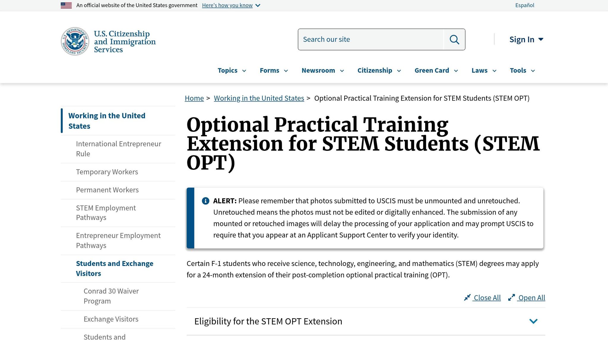 STEM OPT