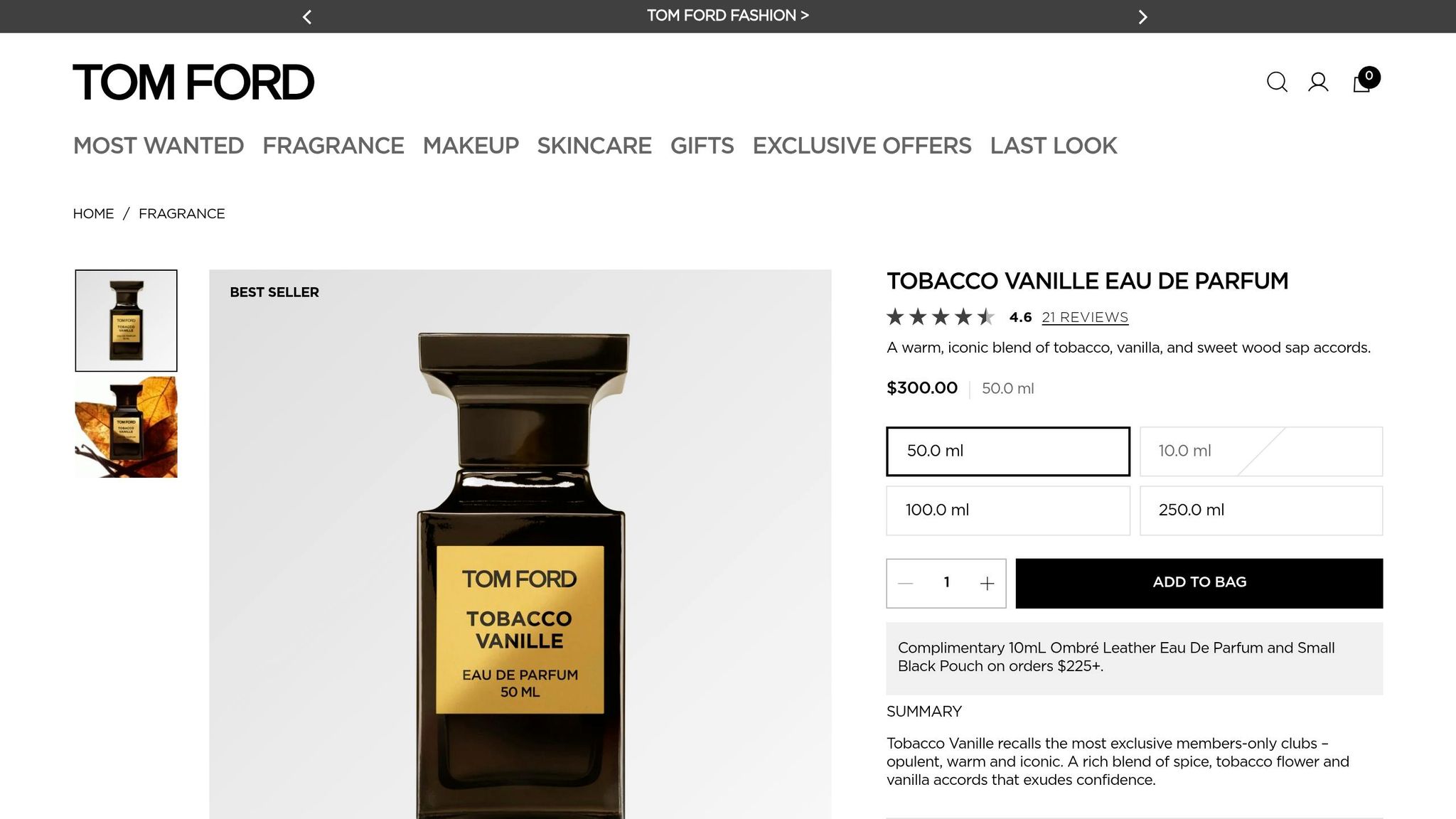 Tobacco Vanille