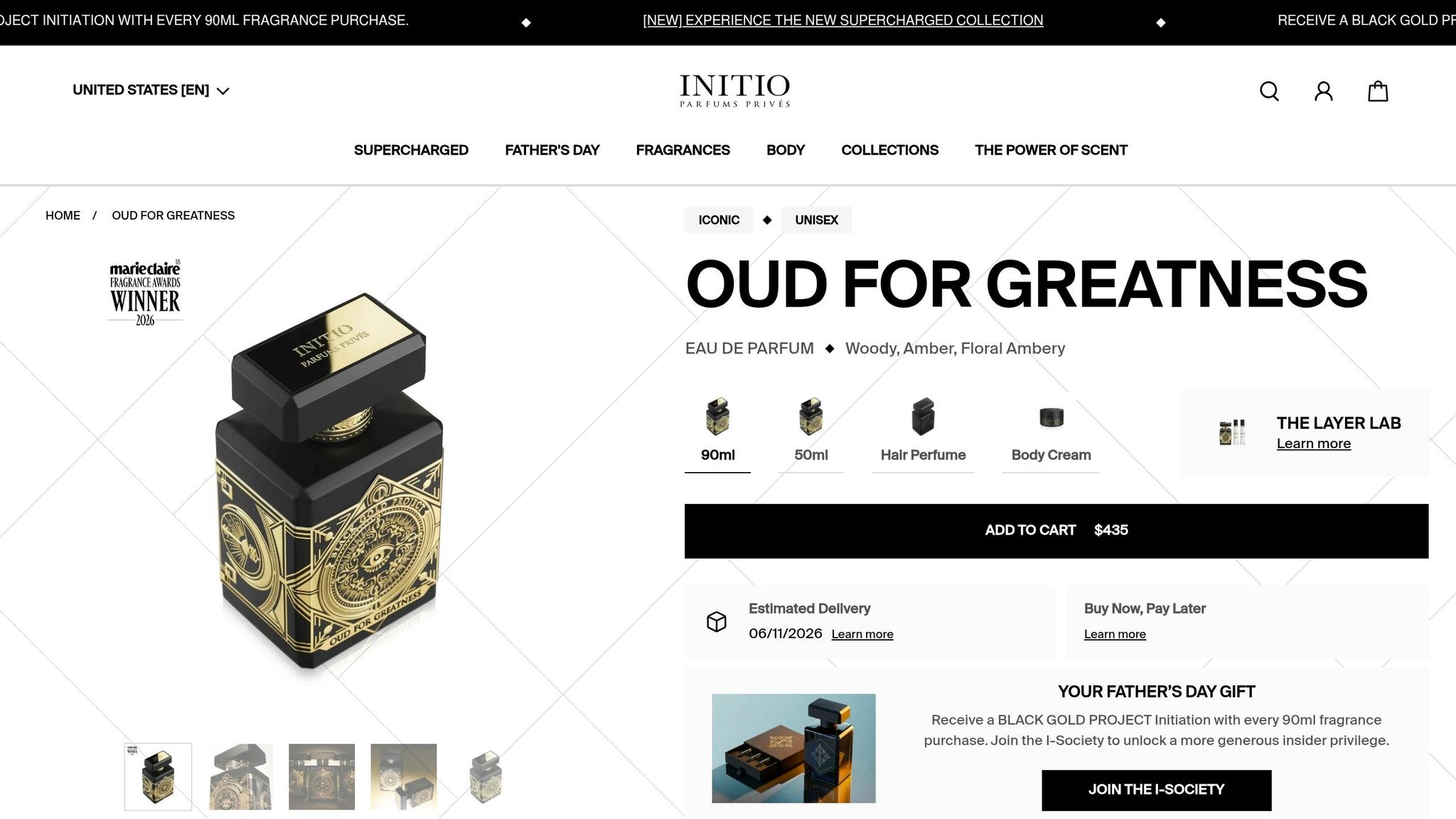 Initio Oud for Greatness