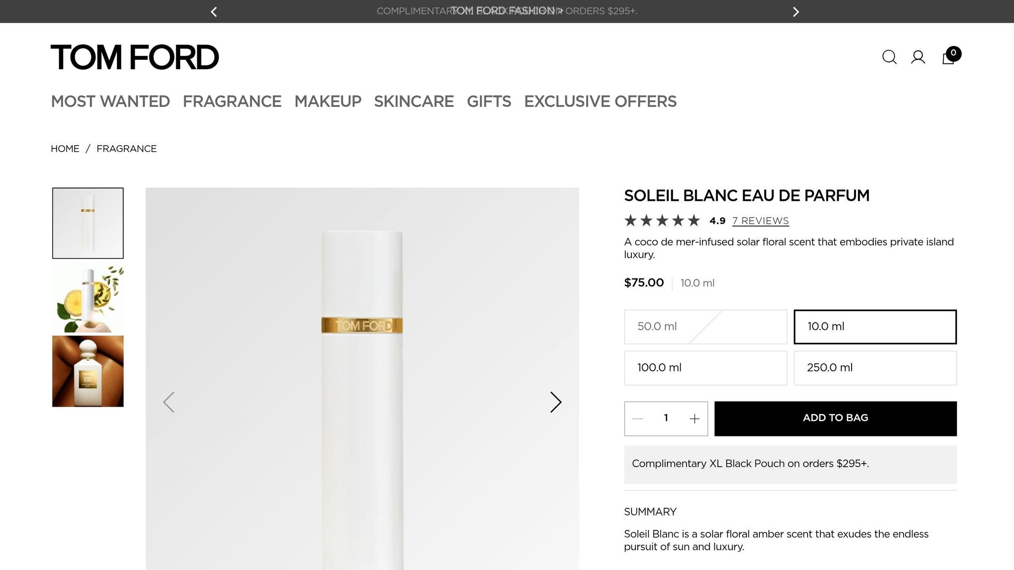 Tom Ford Soleil Blanc
