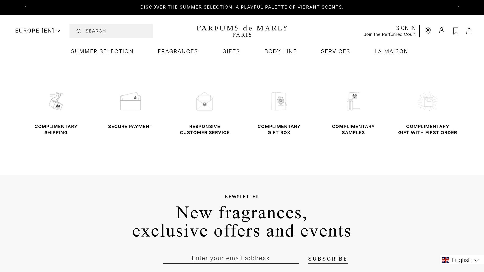 Parfums de Marly Greenley