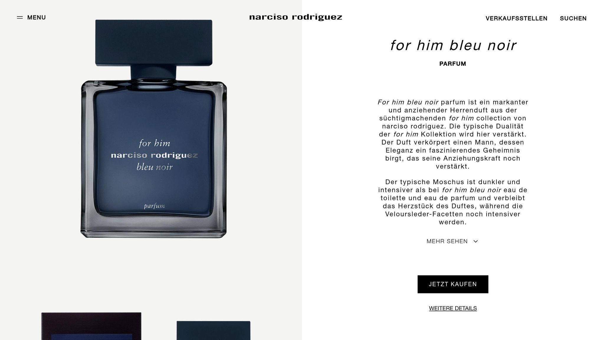 Narciso Rodriguez For Him Bleu Noir