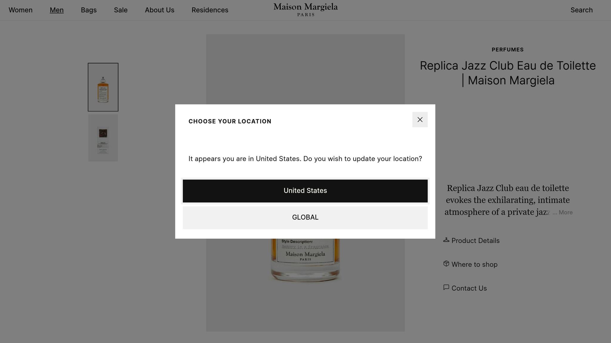 Maison Margiela Replica Jazz Club
