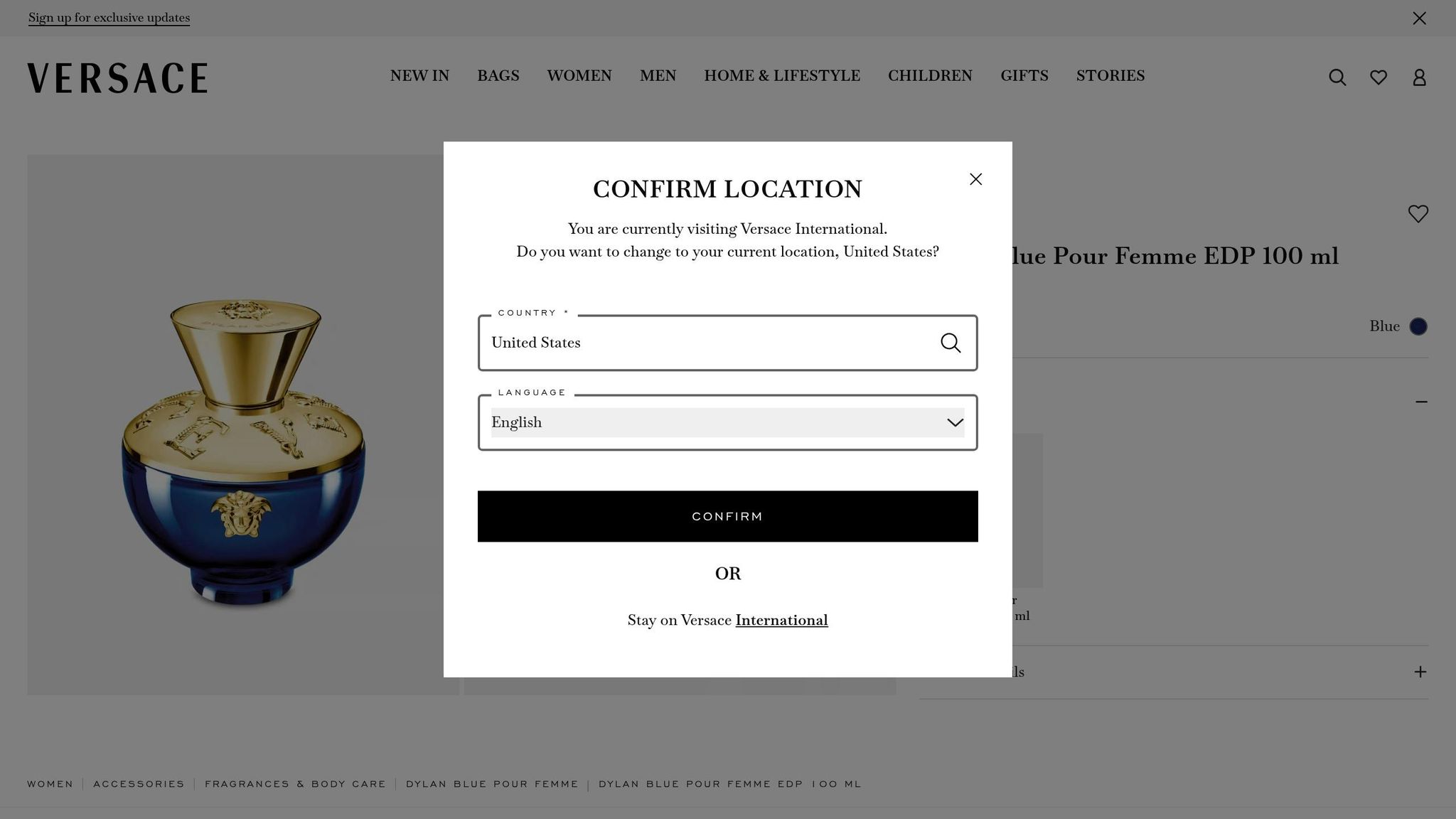 Versace Dylan Blue Pour Femme