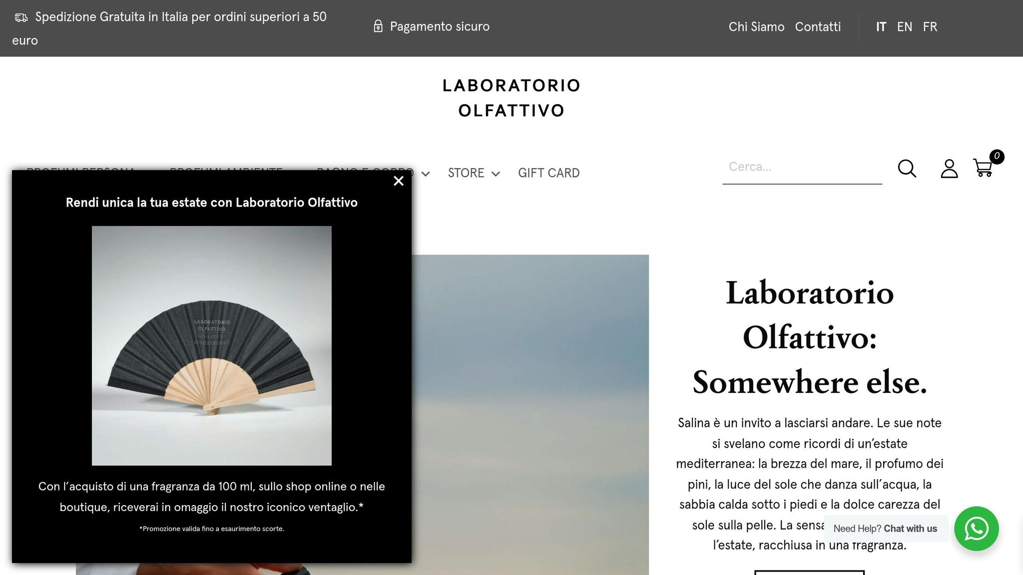 Laboratorio Olfattivo