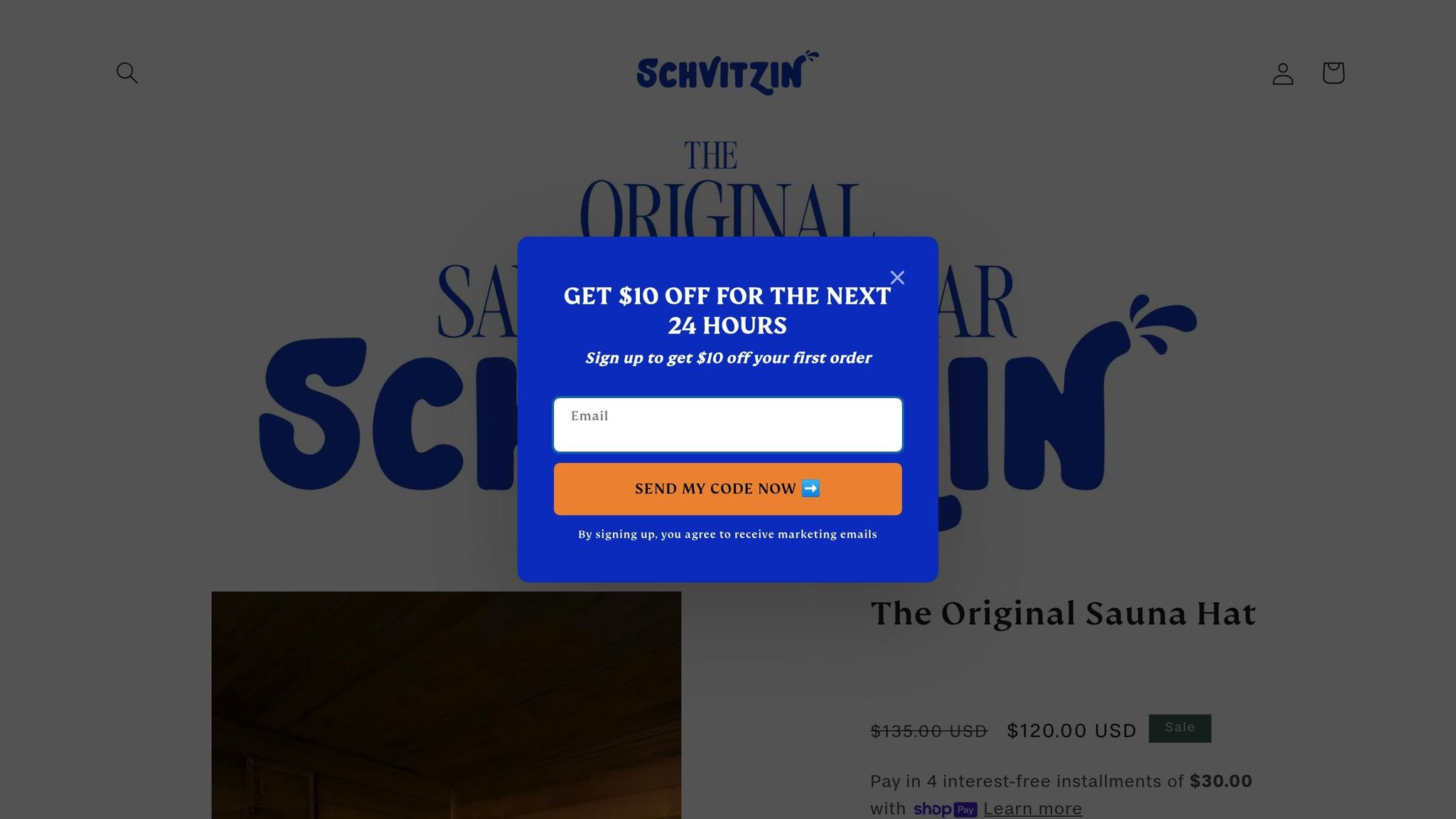 Schvitzin's The Original Sauna Hat