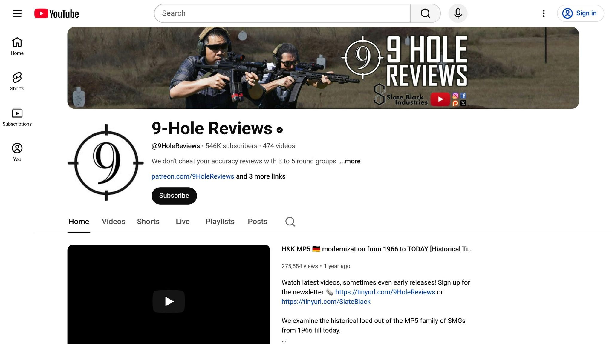 9-Hole Reviews