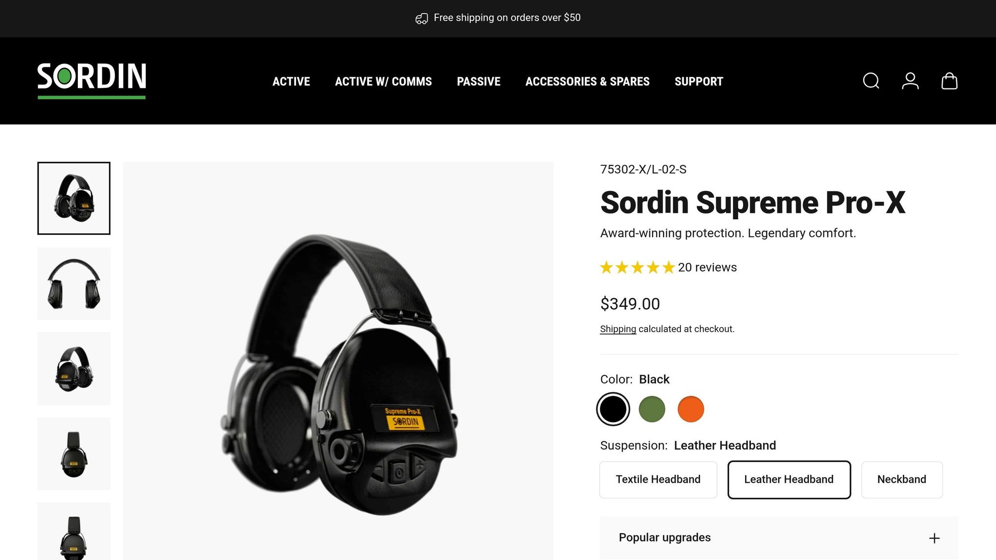 Sordin Supreme Pro-X