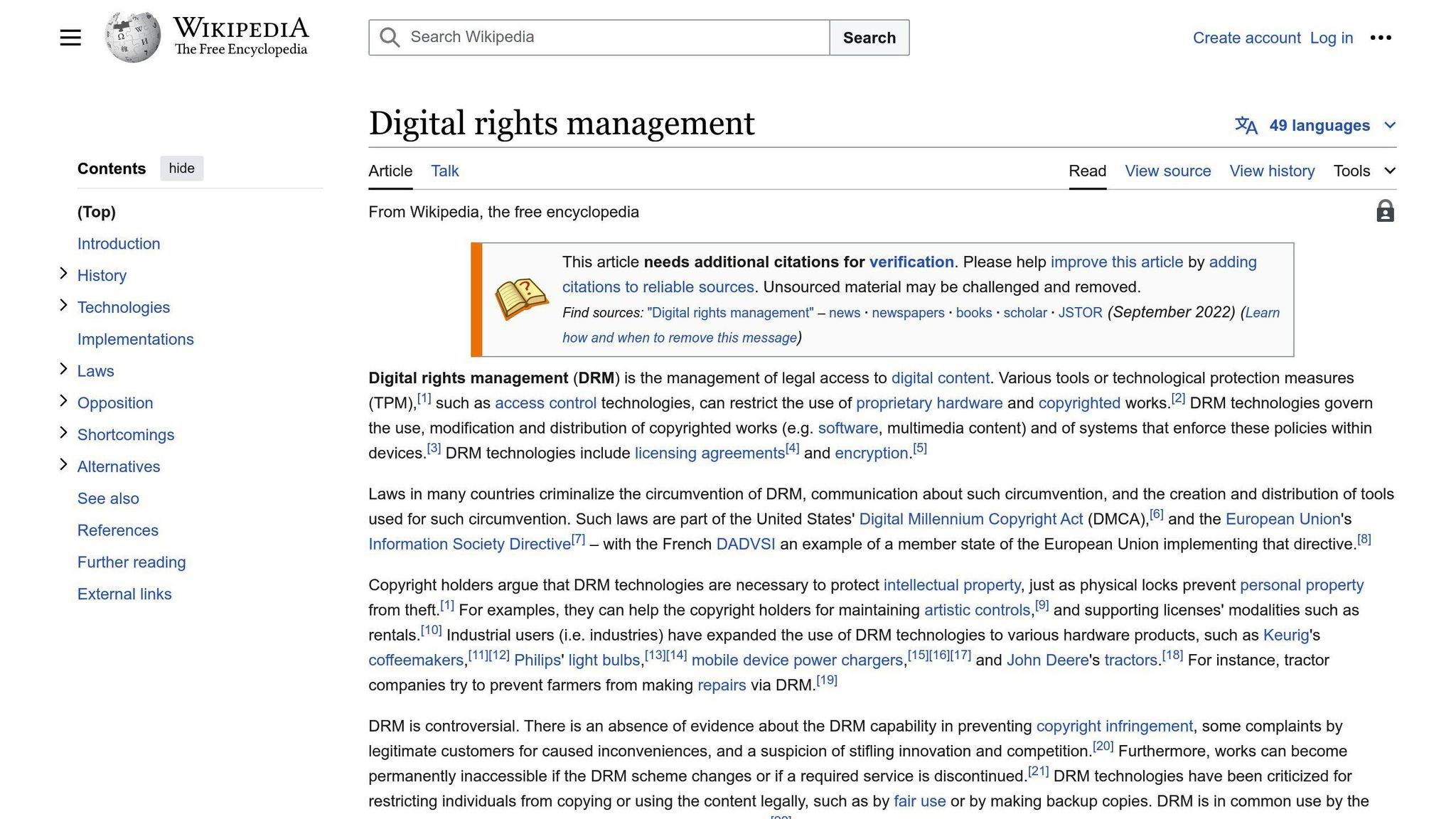 Digital Rights Management