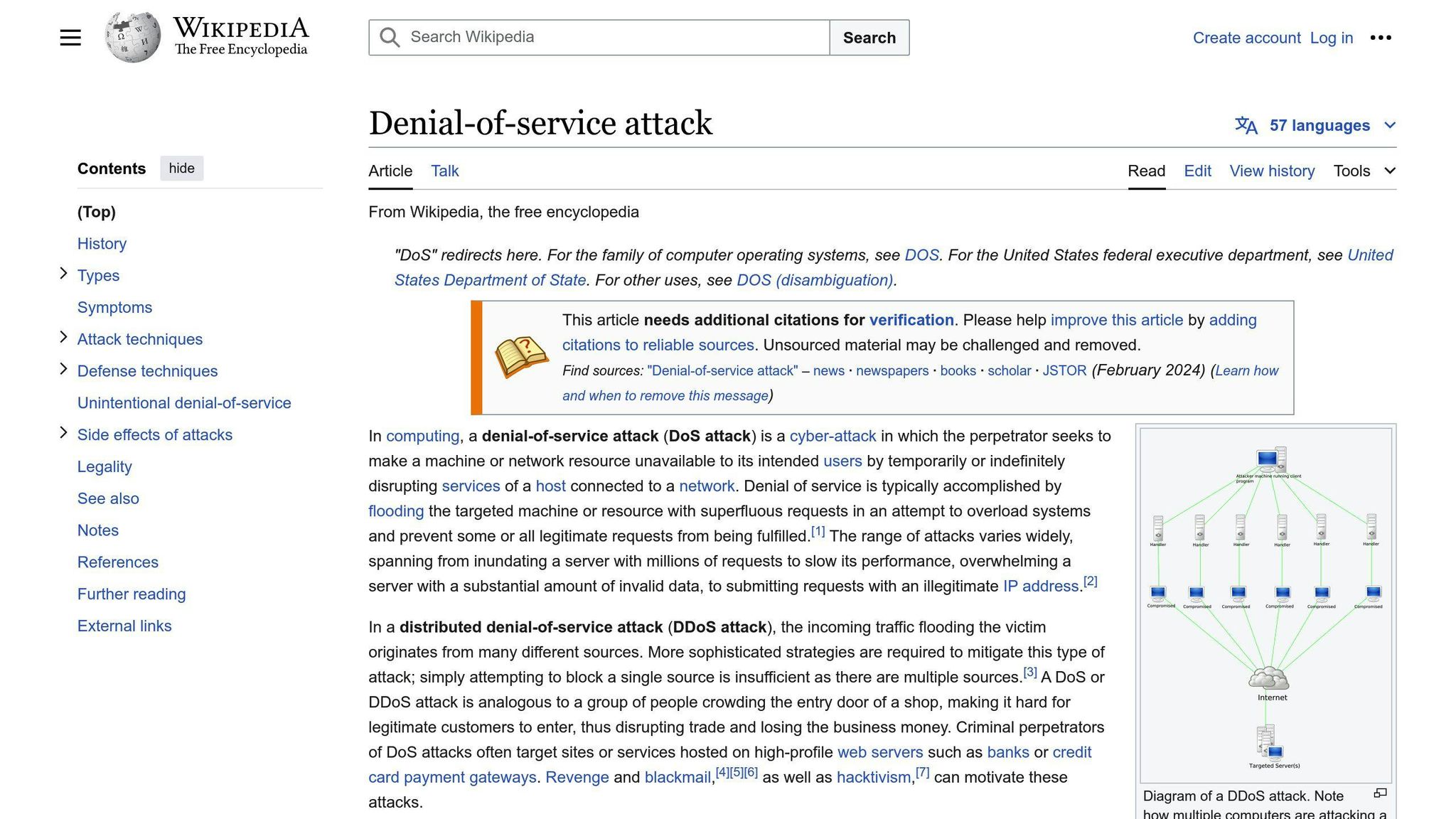 DDoS