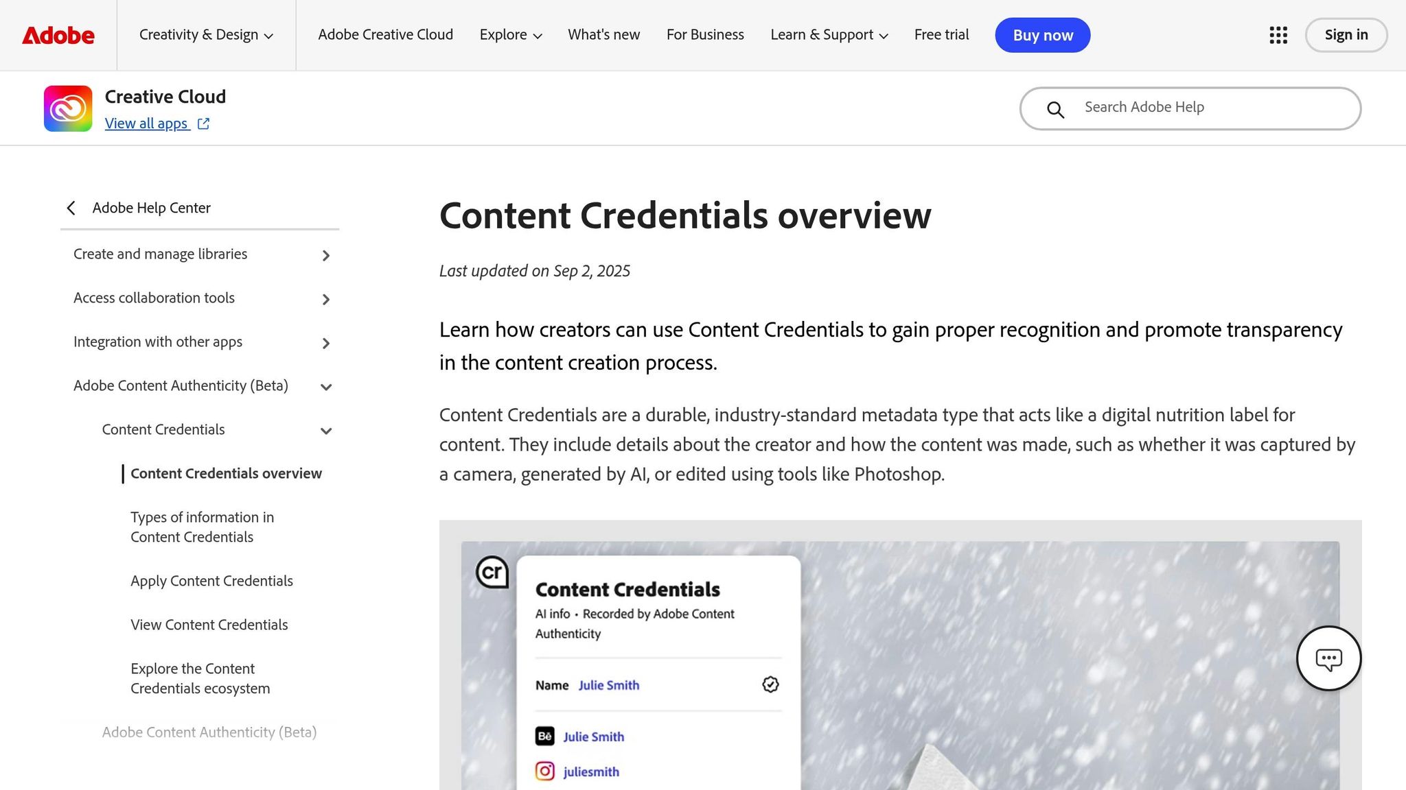 Adobe Content Credentials