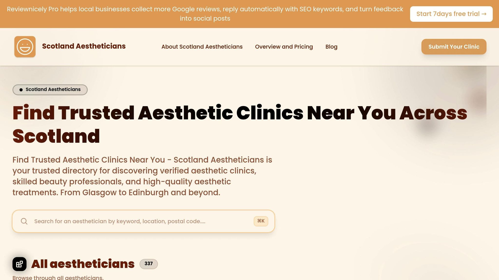 Scotland Aestheticians