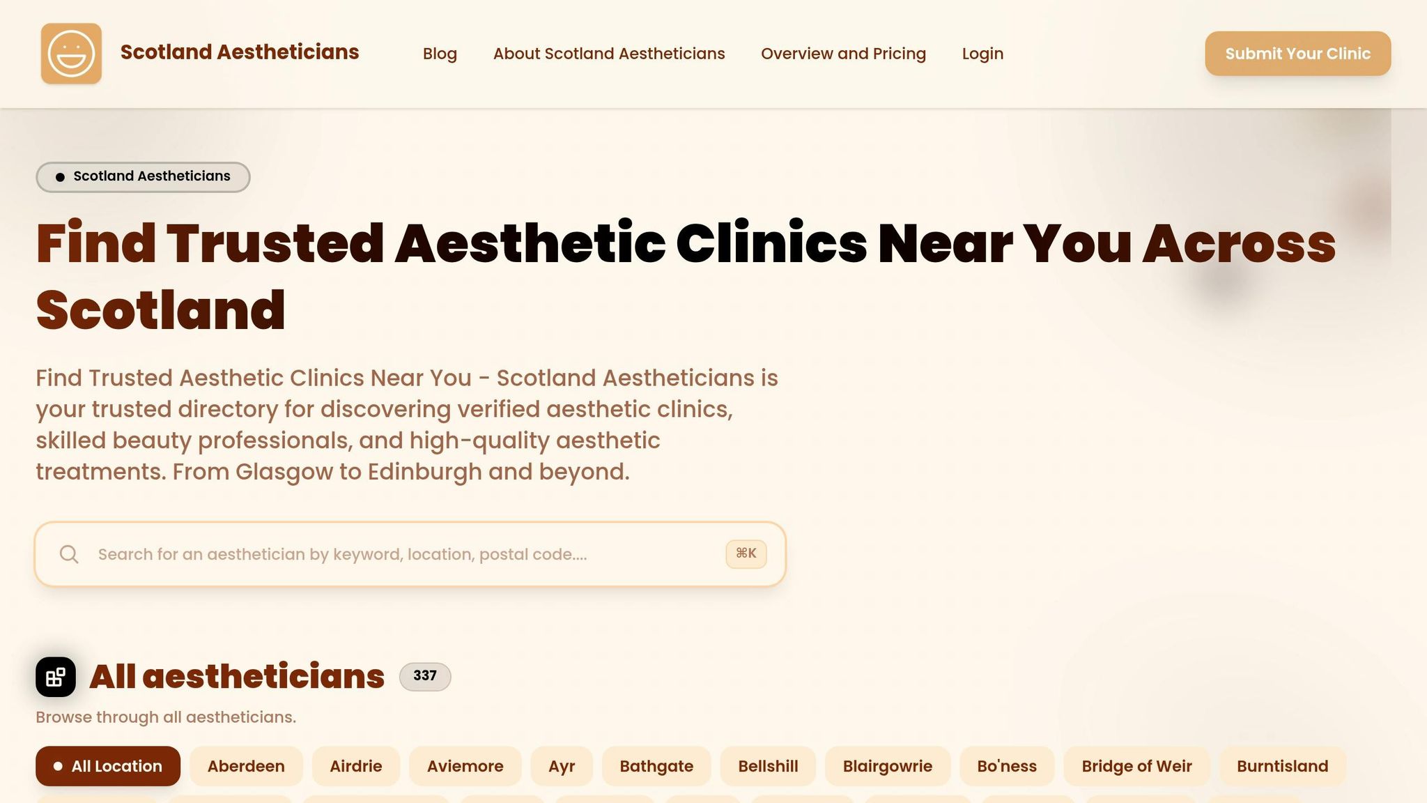 Scotland Aestheticians
