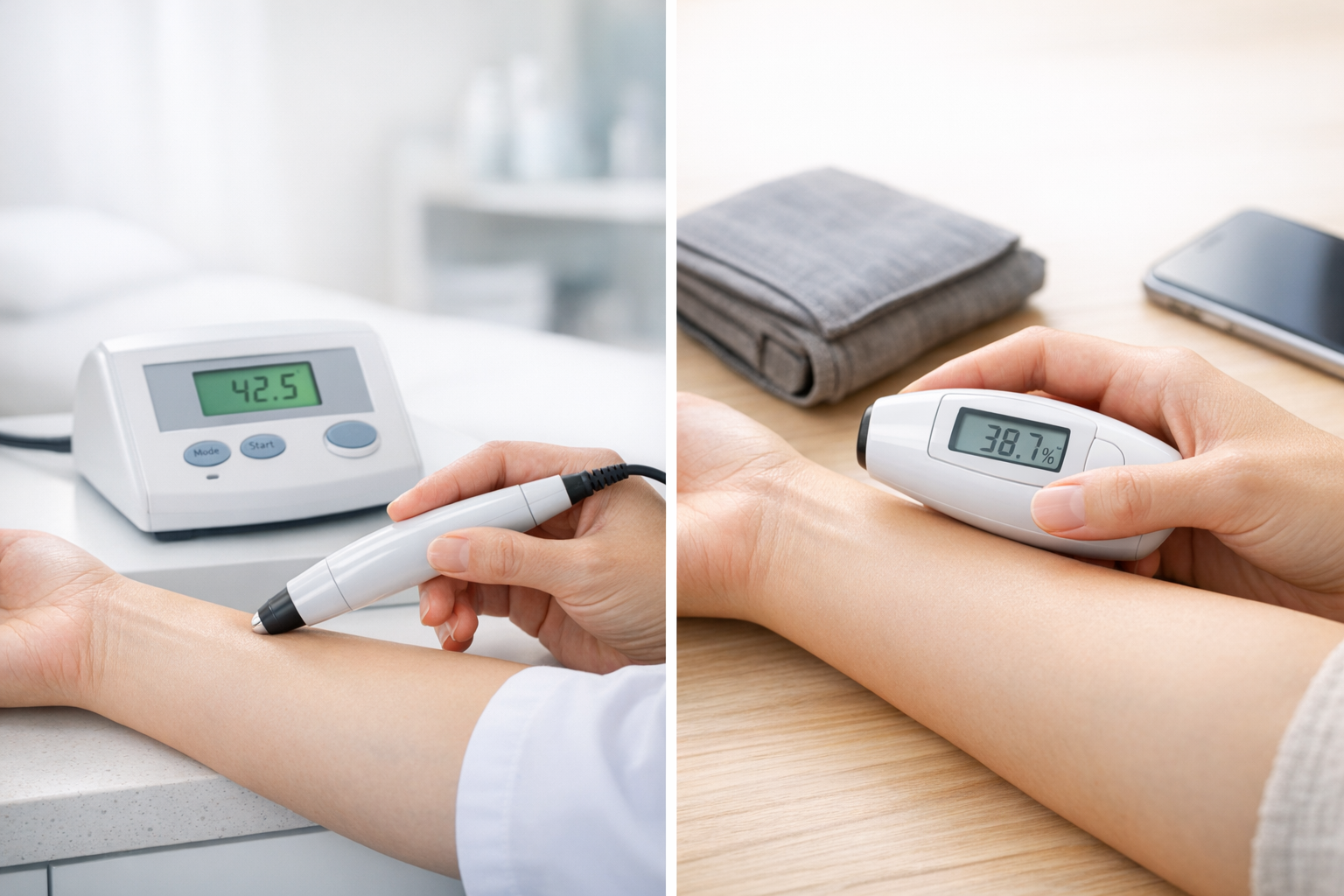 Skin Hydration Tools: Corneometer vs. Hydratest