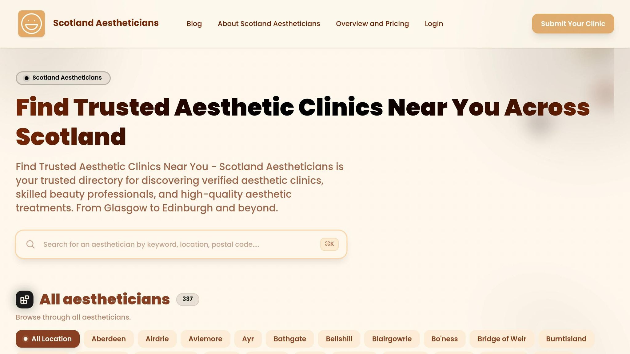 Scotland Aestheticians