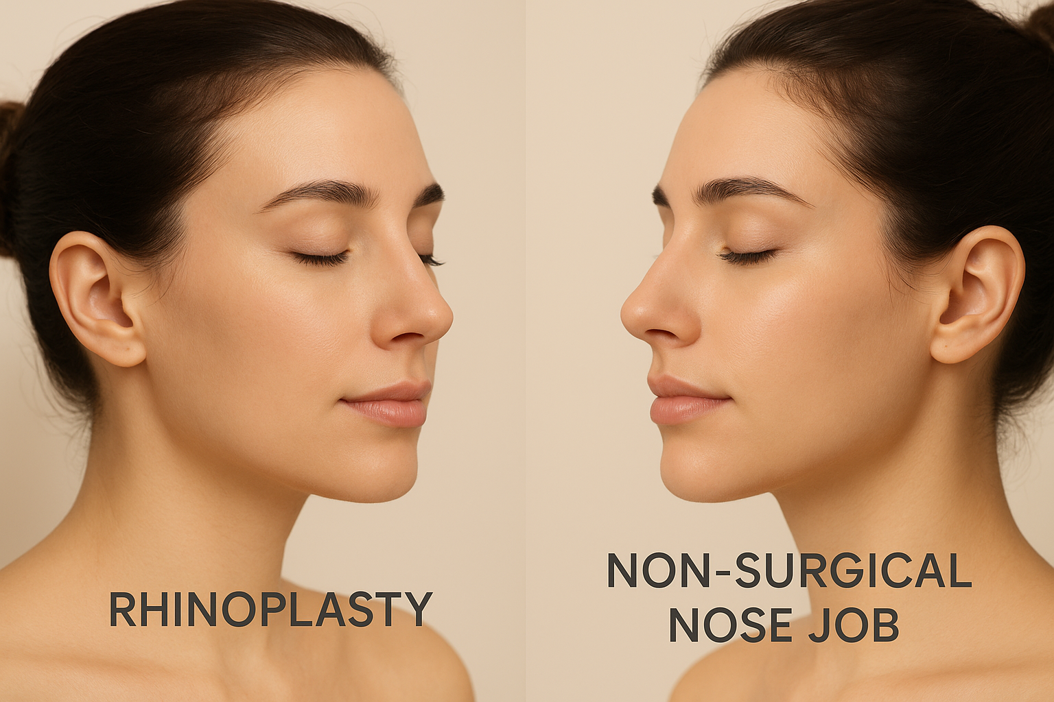 Featured image for: Rhinoplasty vs Non-Surgical Nose Jobs Compared