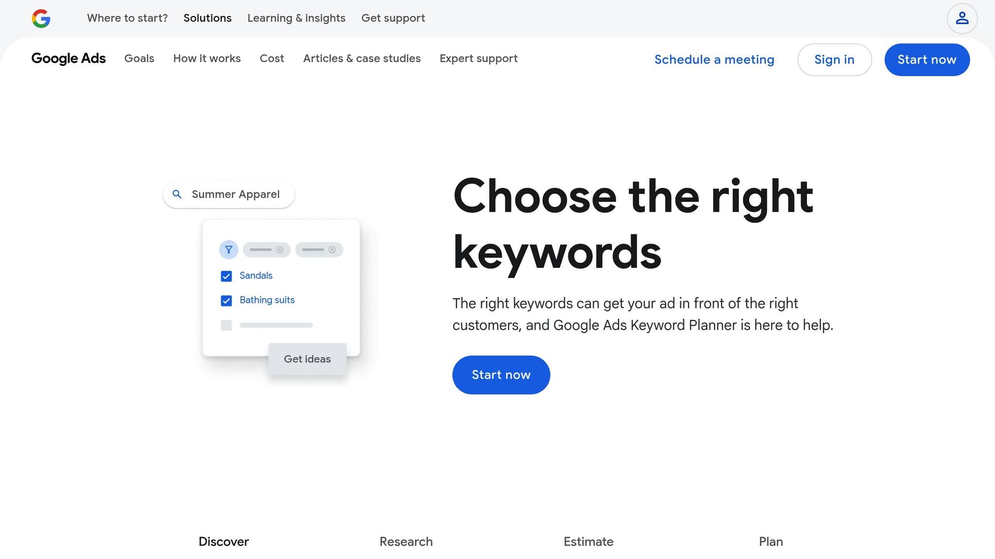 Google Ads Keyword Planner