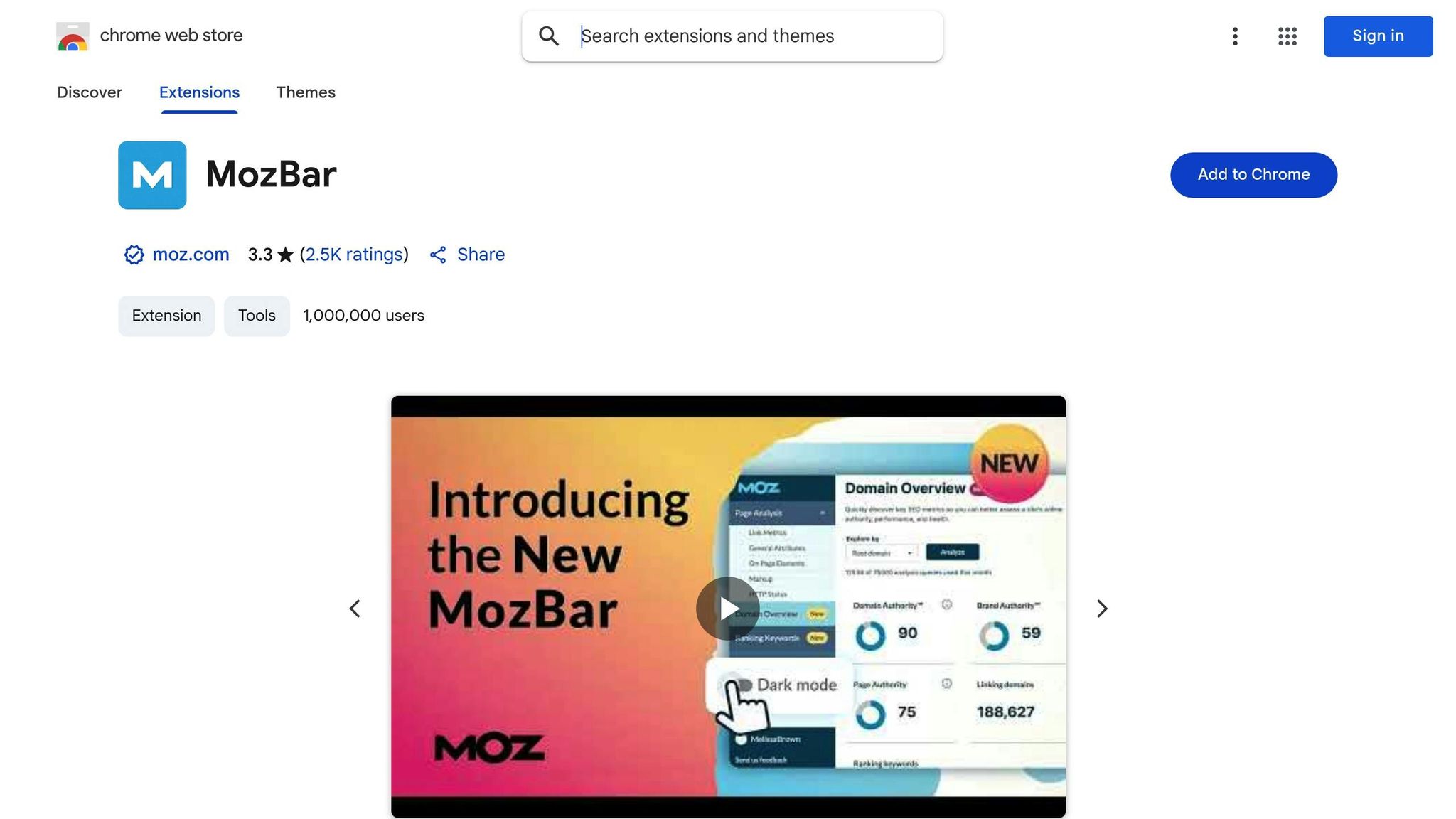 MozBar