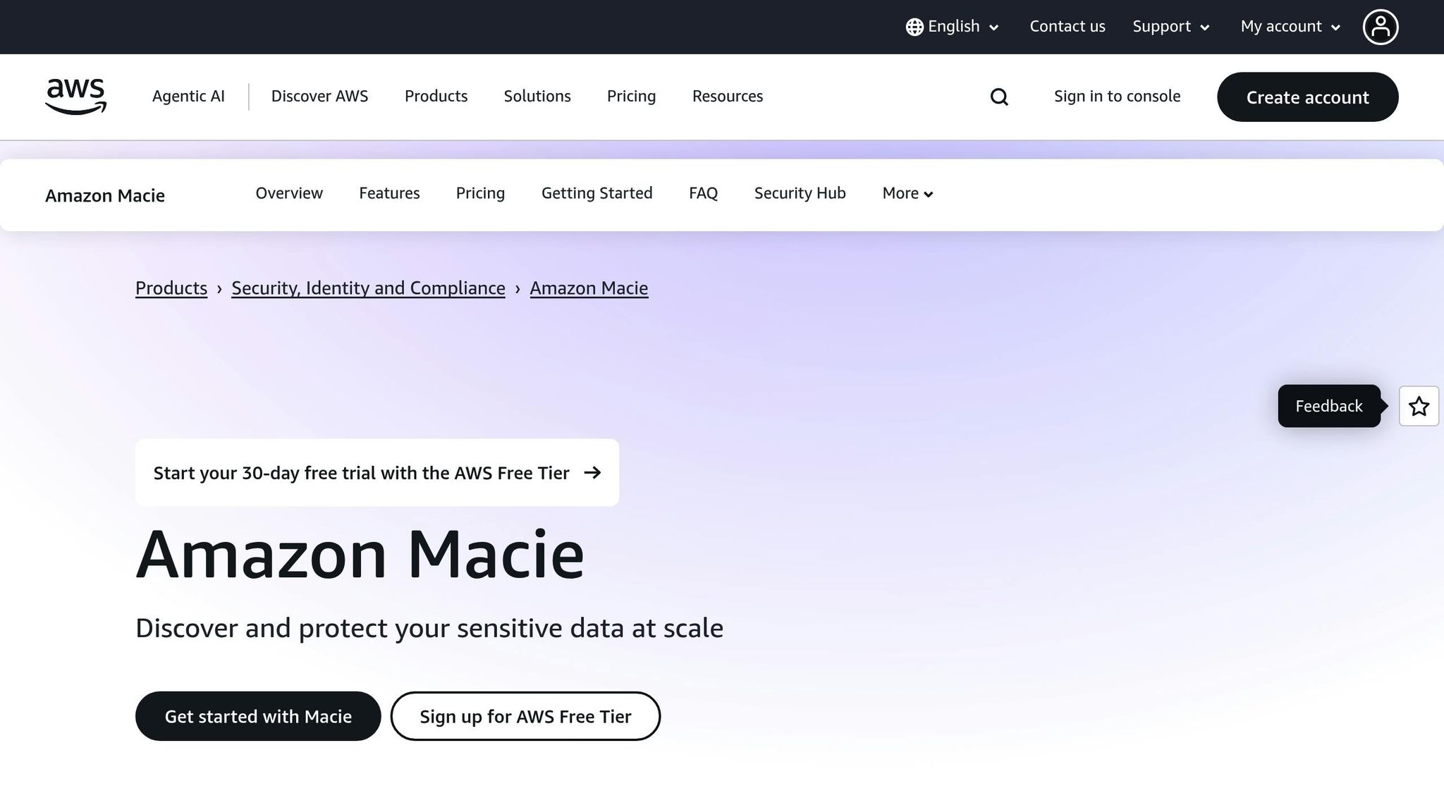Amazon Macie