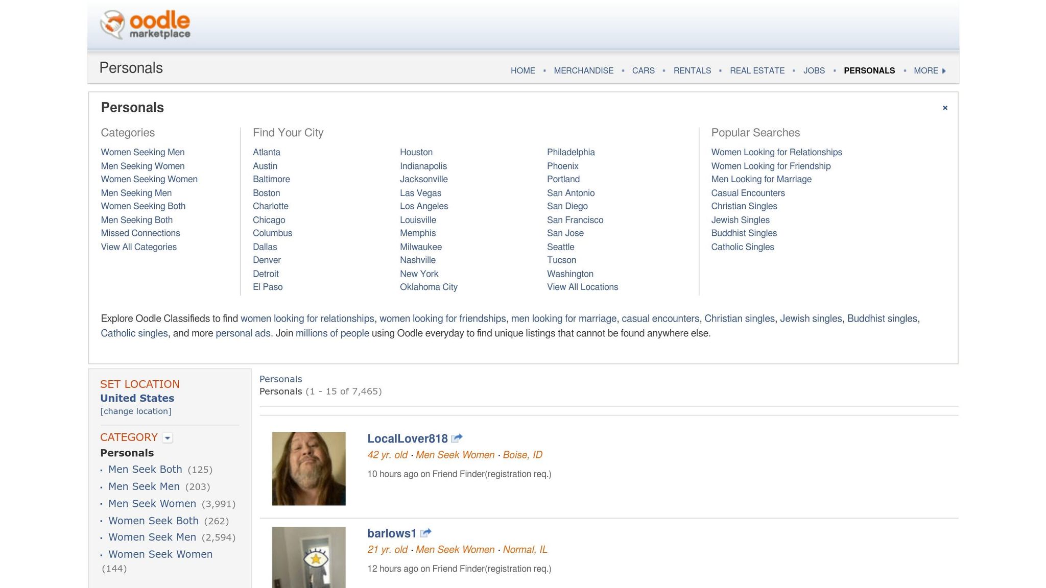 Oodle Personals