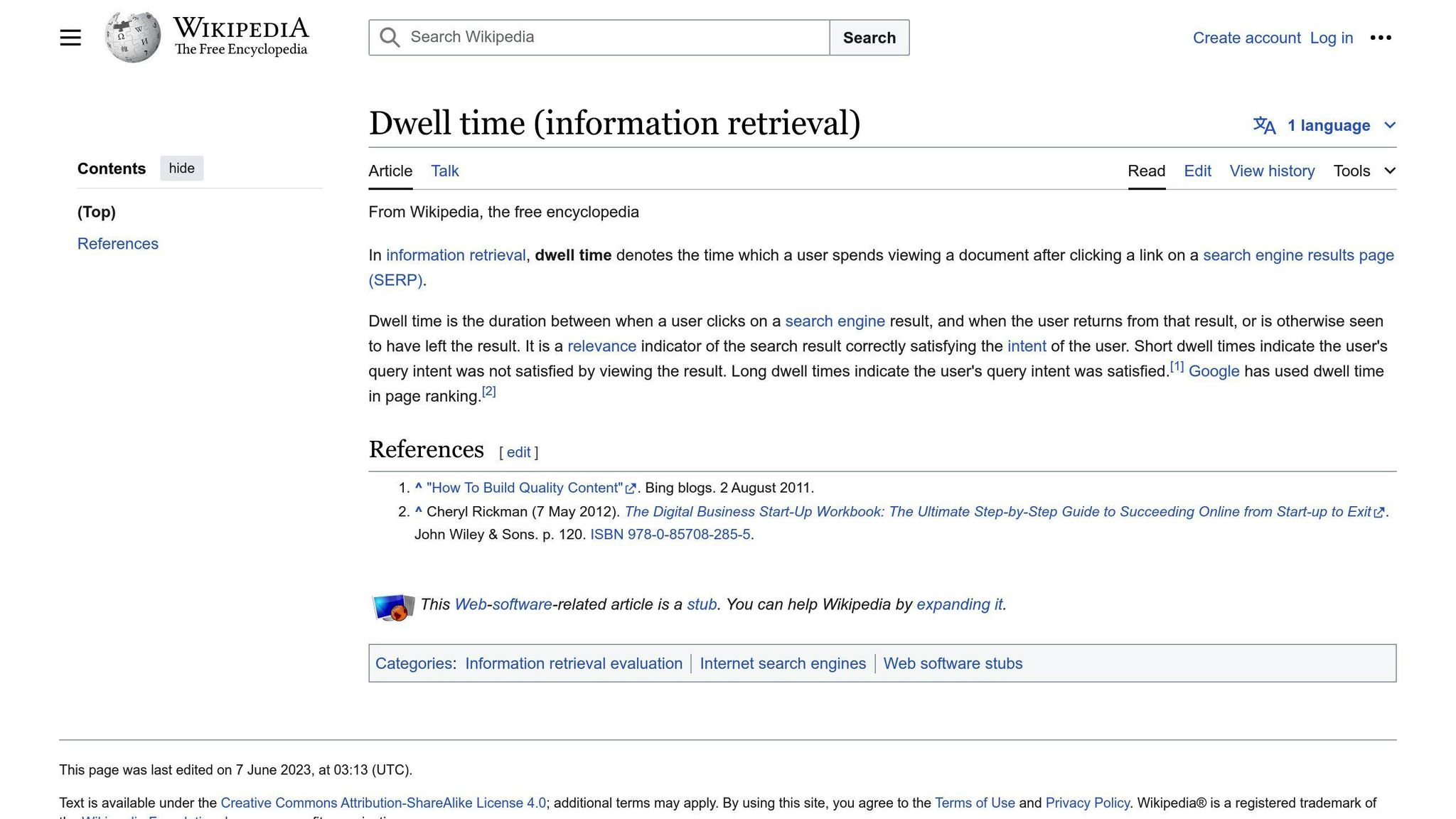 Dwell Time