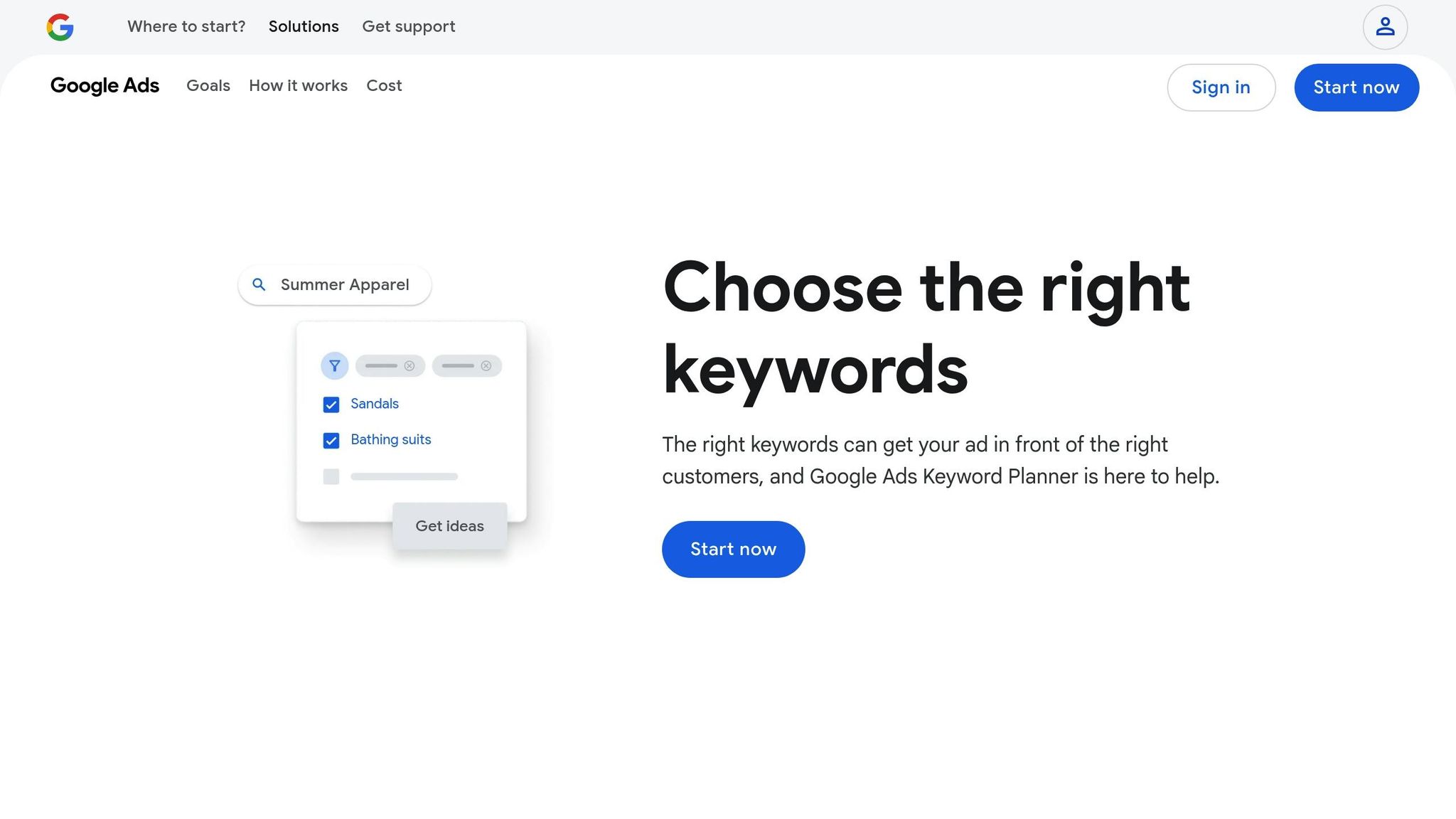 Google Keyword Planner